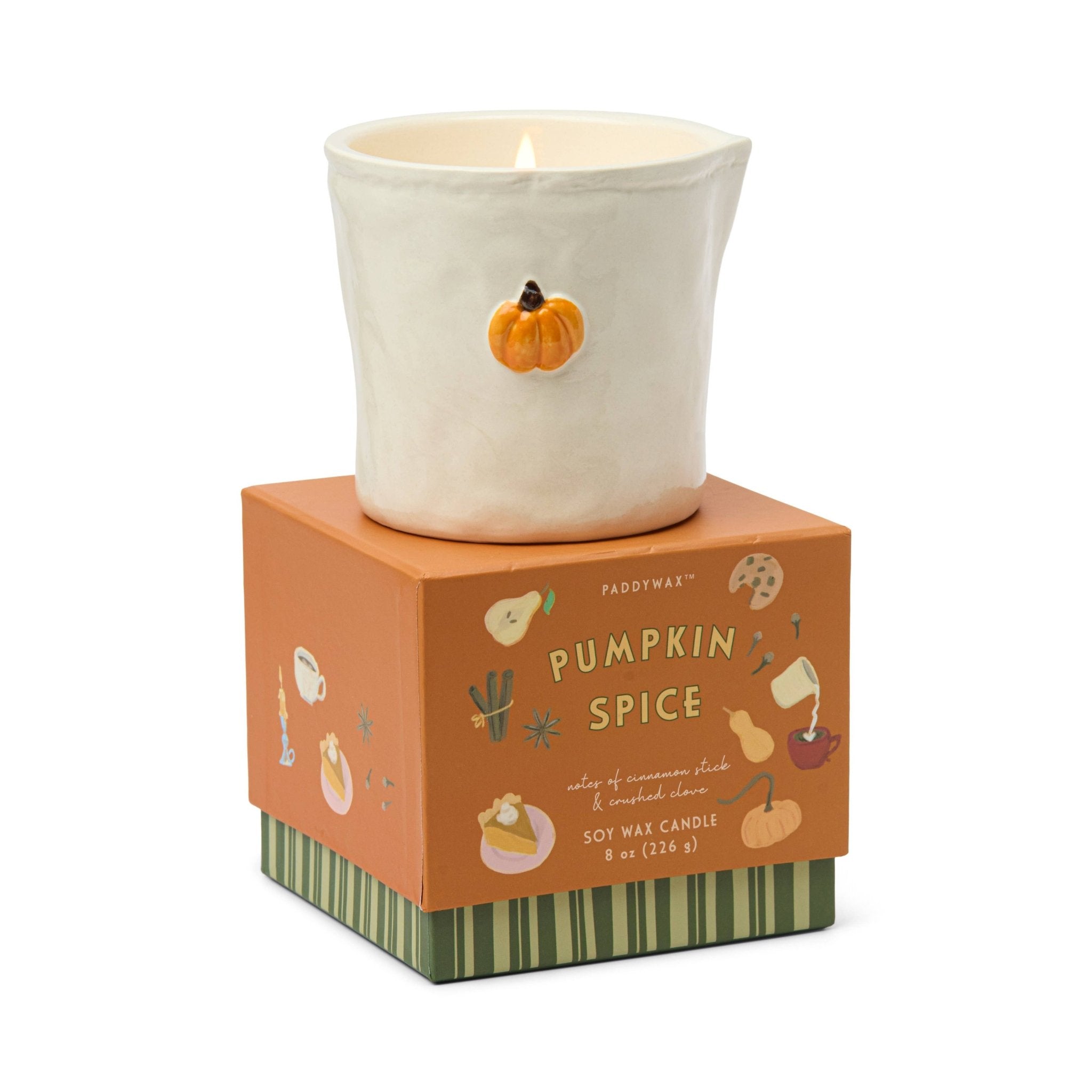 Bistro Ceramic Candle - Pumpkin Spice - Designworks Collective Modern Love Store Glasgow