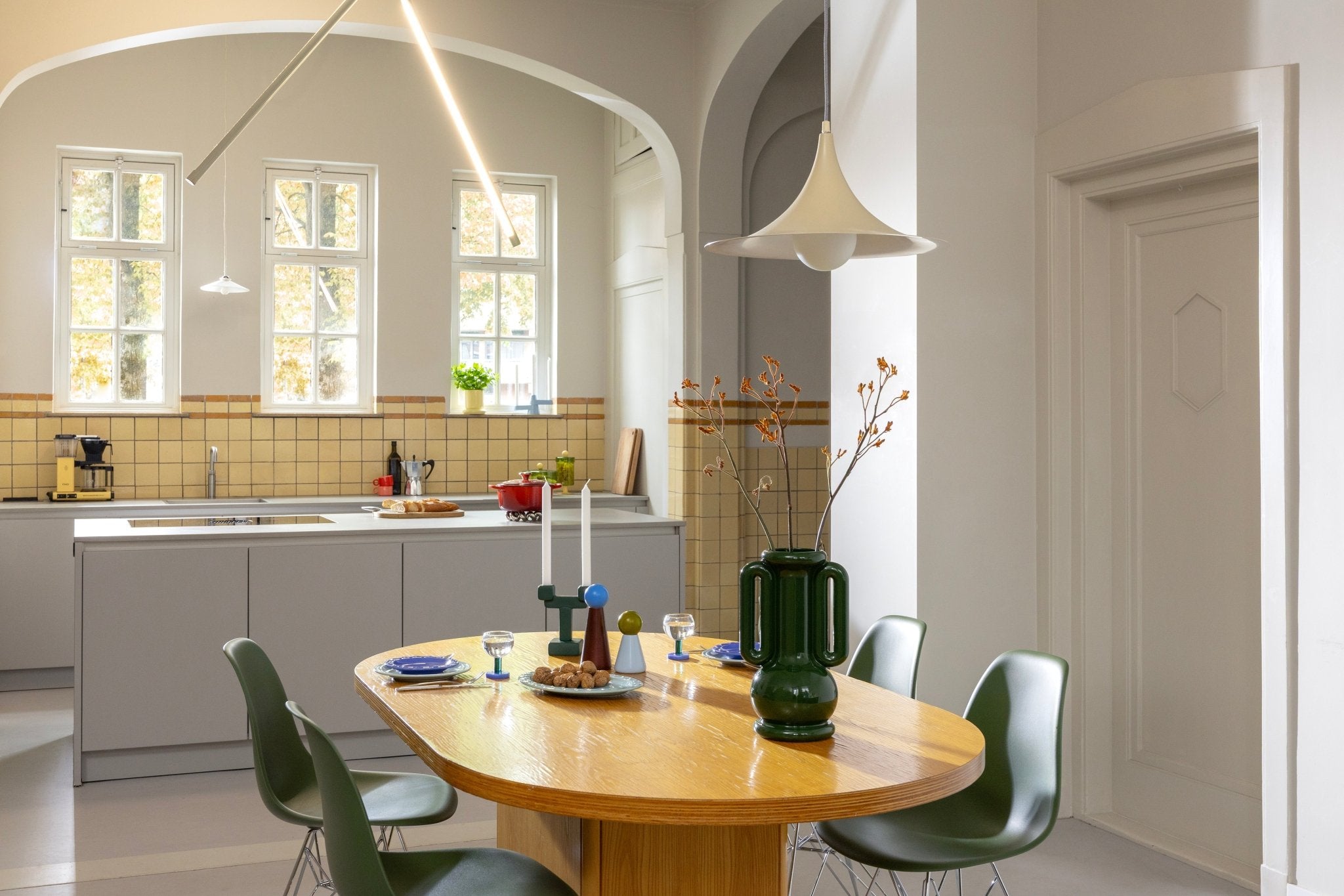 Blue Cantine Glass - set of 2 - Glasses &K Amsterdam Modern Love Store Glasgow