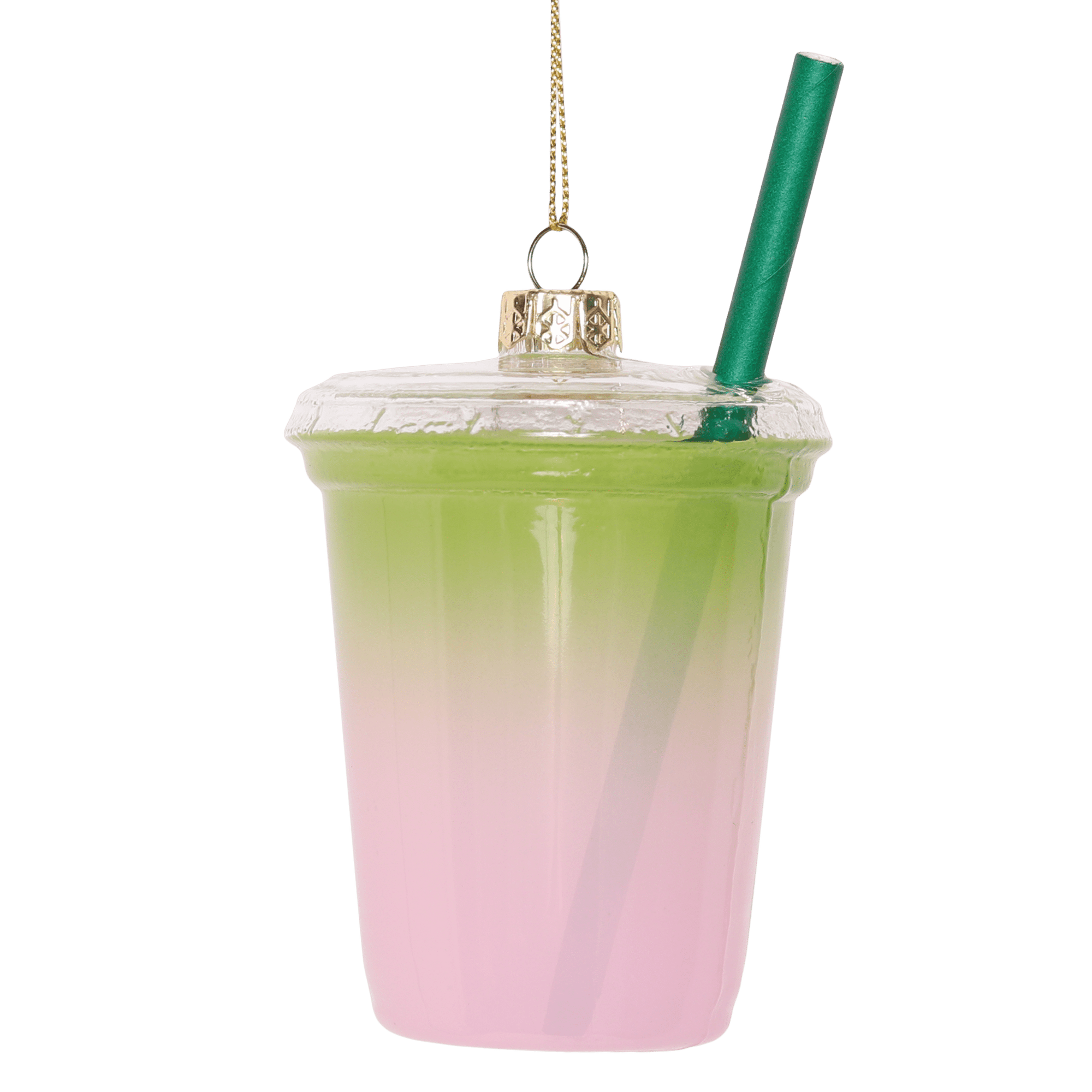 Blueberry Matcha Glass Christmas Bauble - studio THIE Modern Love Store Glasgow