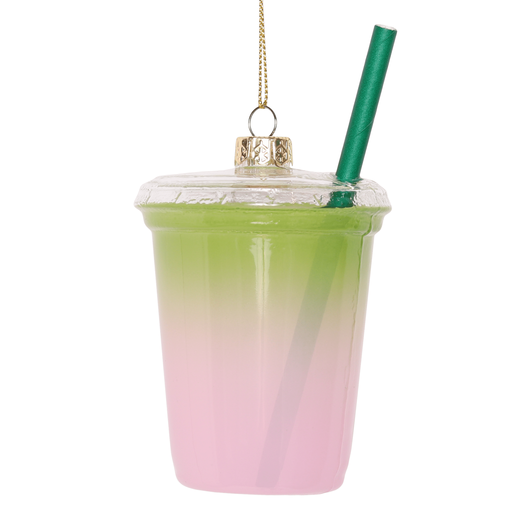 Blueberry Matcha Glass Christmas Bauble - studio THIE Modern Love Store Glasgow