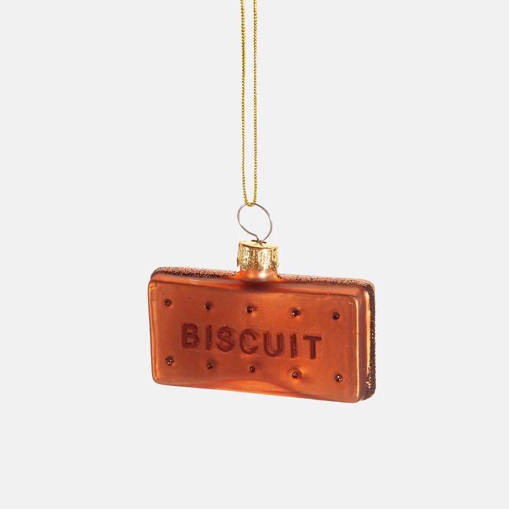 Bourbon Biscuit Bauble - Sass & Belle Modern Love Store Glasgow