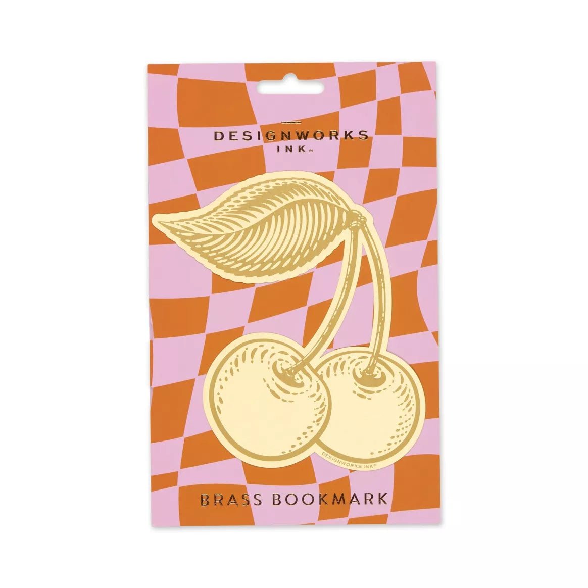 Brass Bookmark Cherries - Designworks Modern Love Store Glasgow