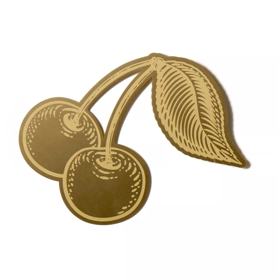 Brass Bookmark Cherries - Designworks Modern Love Store Glasgow