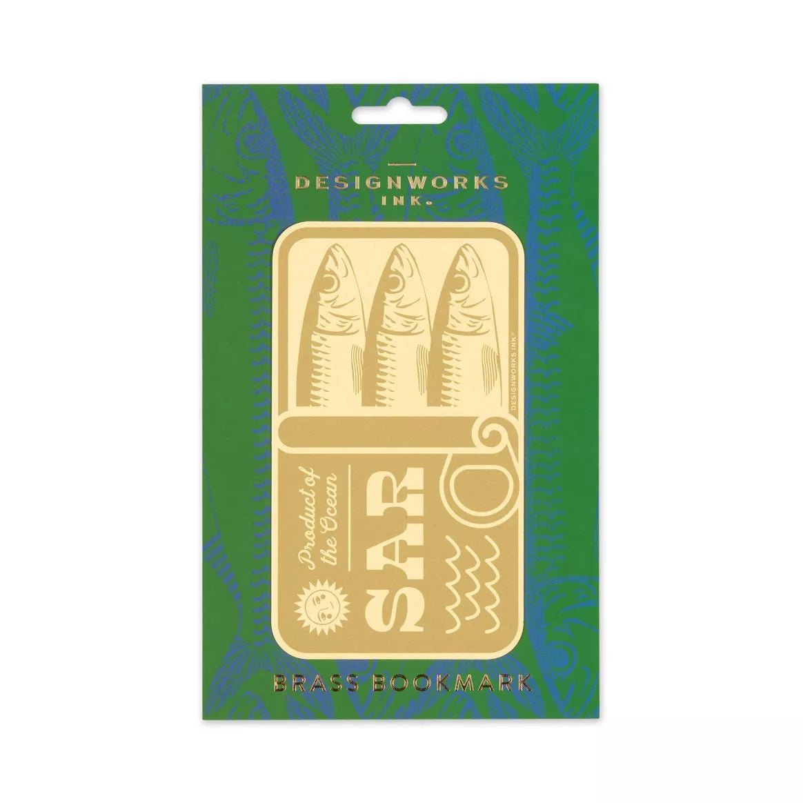 Brass Bookmark Sardines - Designworks Modern Love Store Glasgow