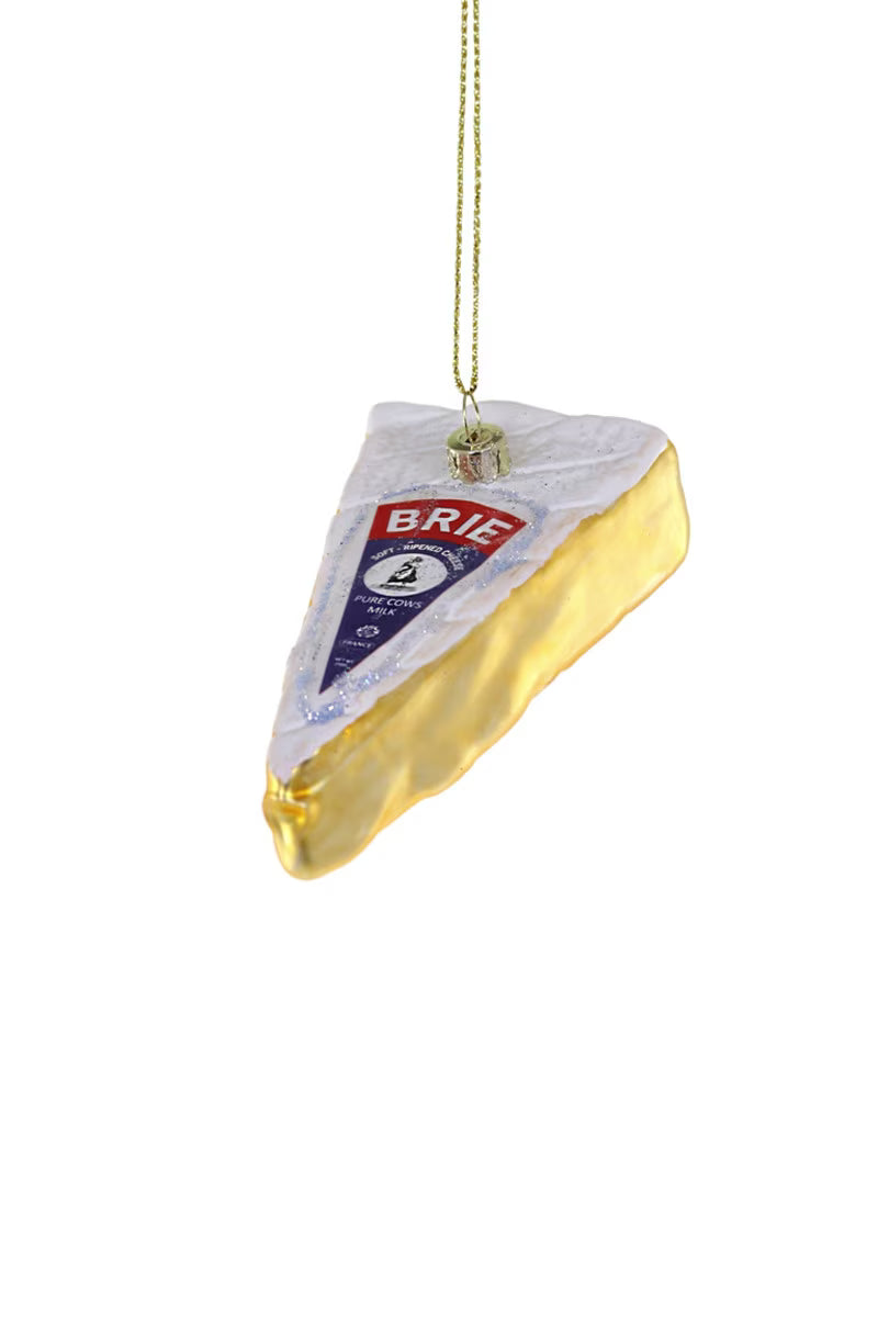 Wedge of Brie Chistmas Ornamnet bauble