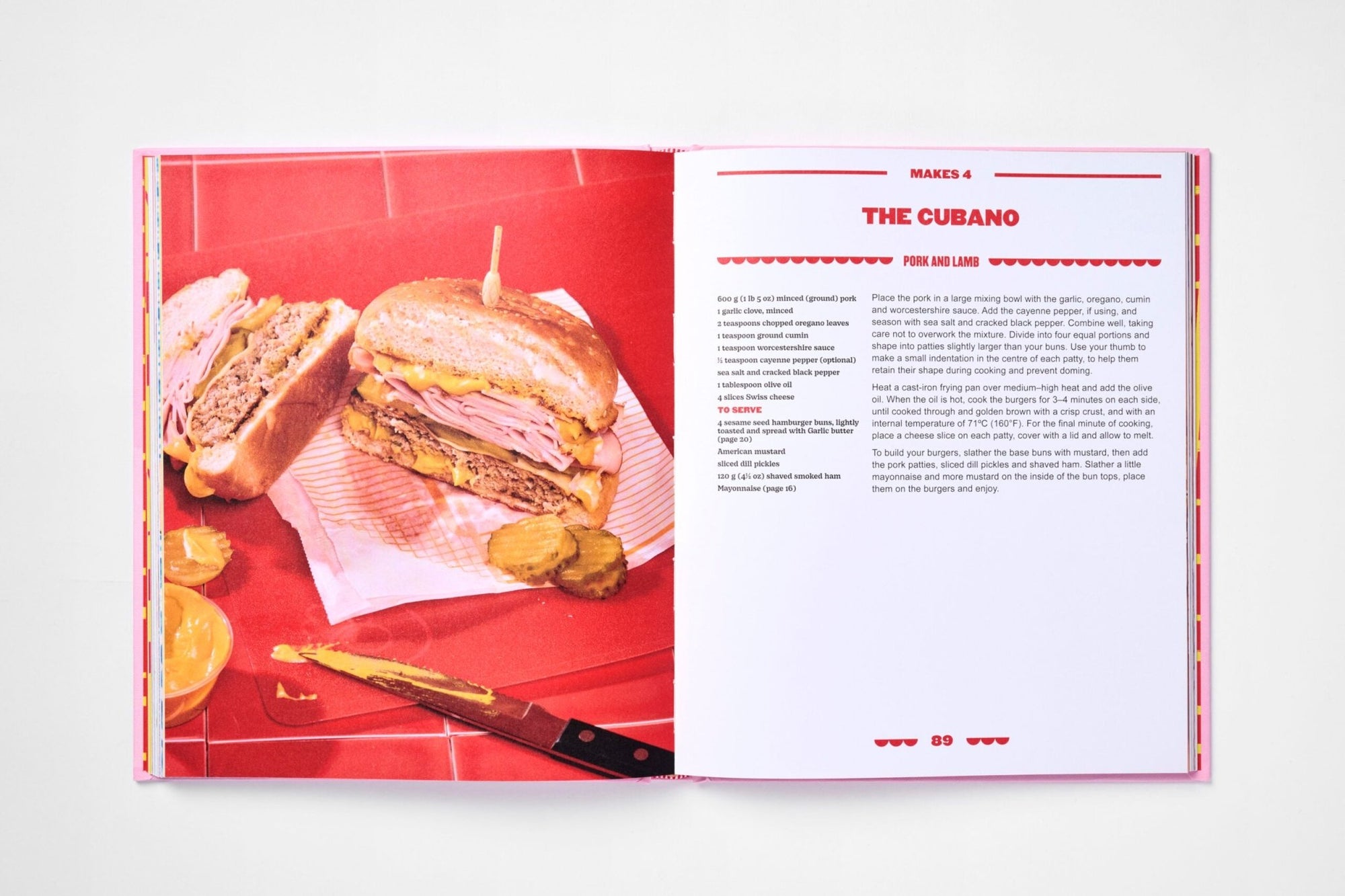 Burger Night Cookbook - cookbook smith street books Modern Love Store Glasgow