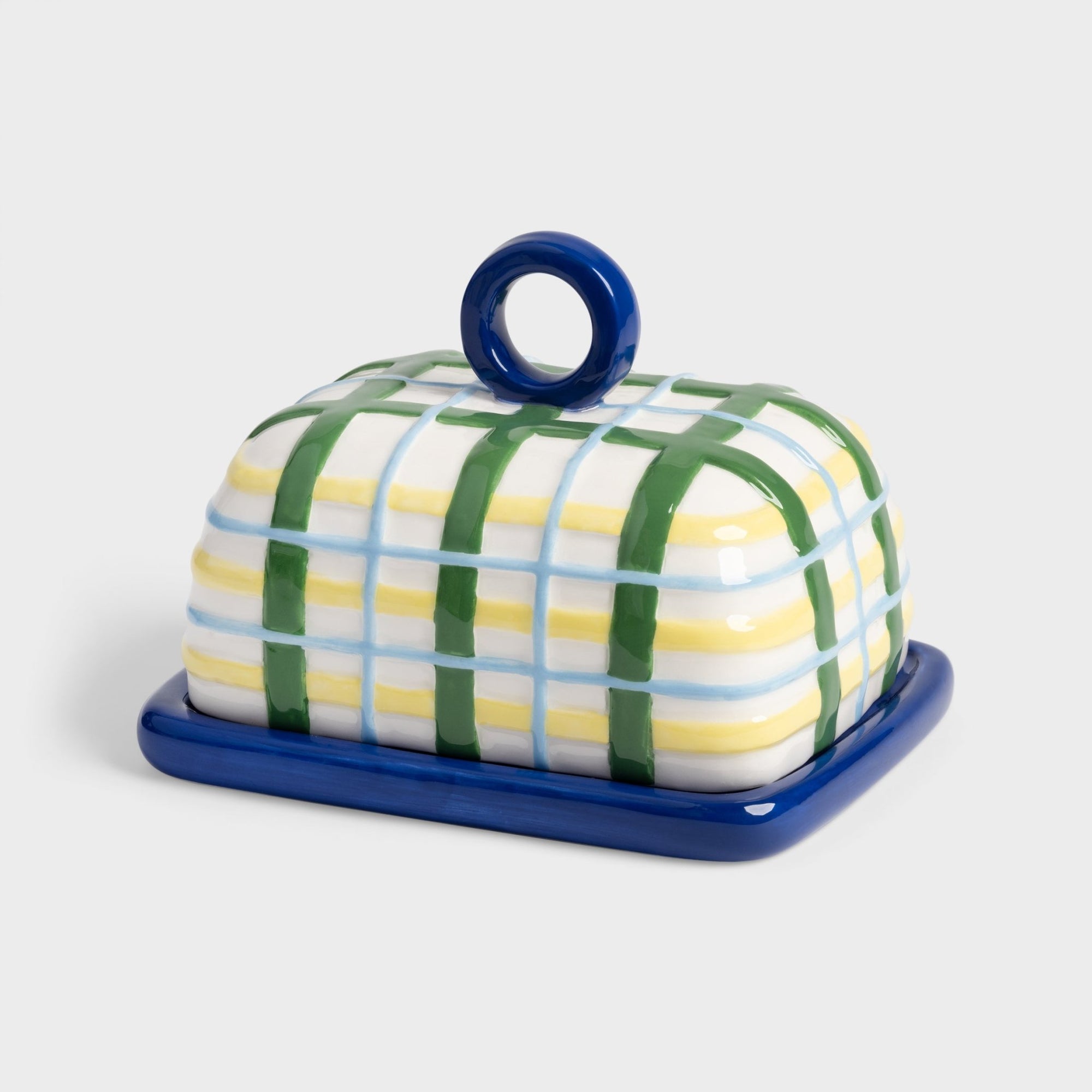 Butter Dish Blue - &K Amsterdam Modern Love Store Glasgow