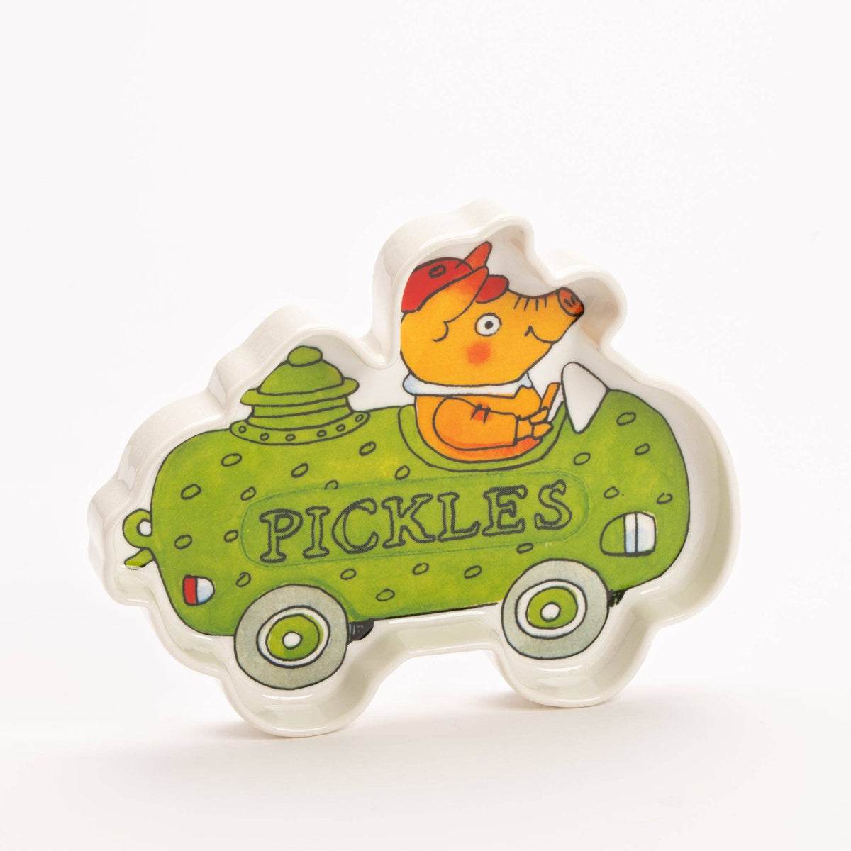 Magpie x Richard Scarry Picklecar shaped tray