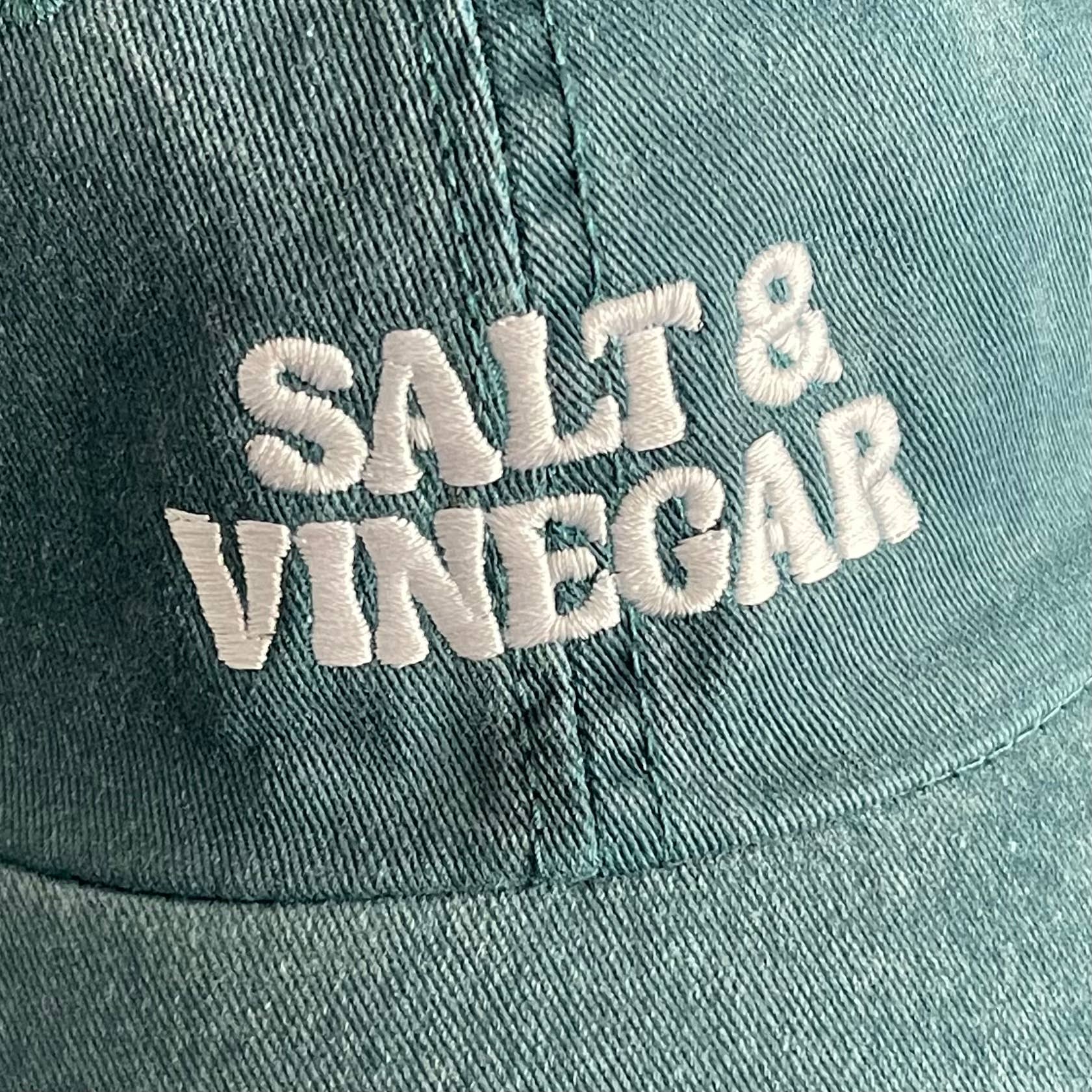 Salt and Vinegar baseball cap, front view