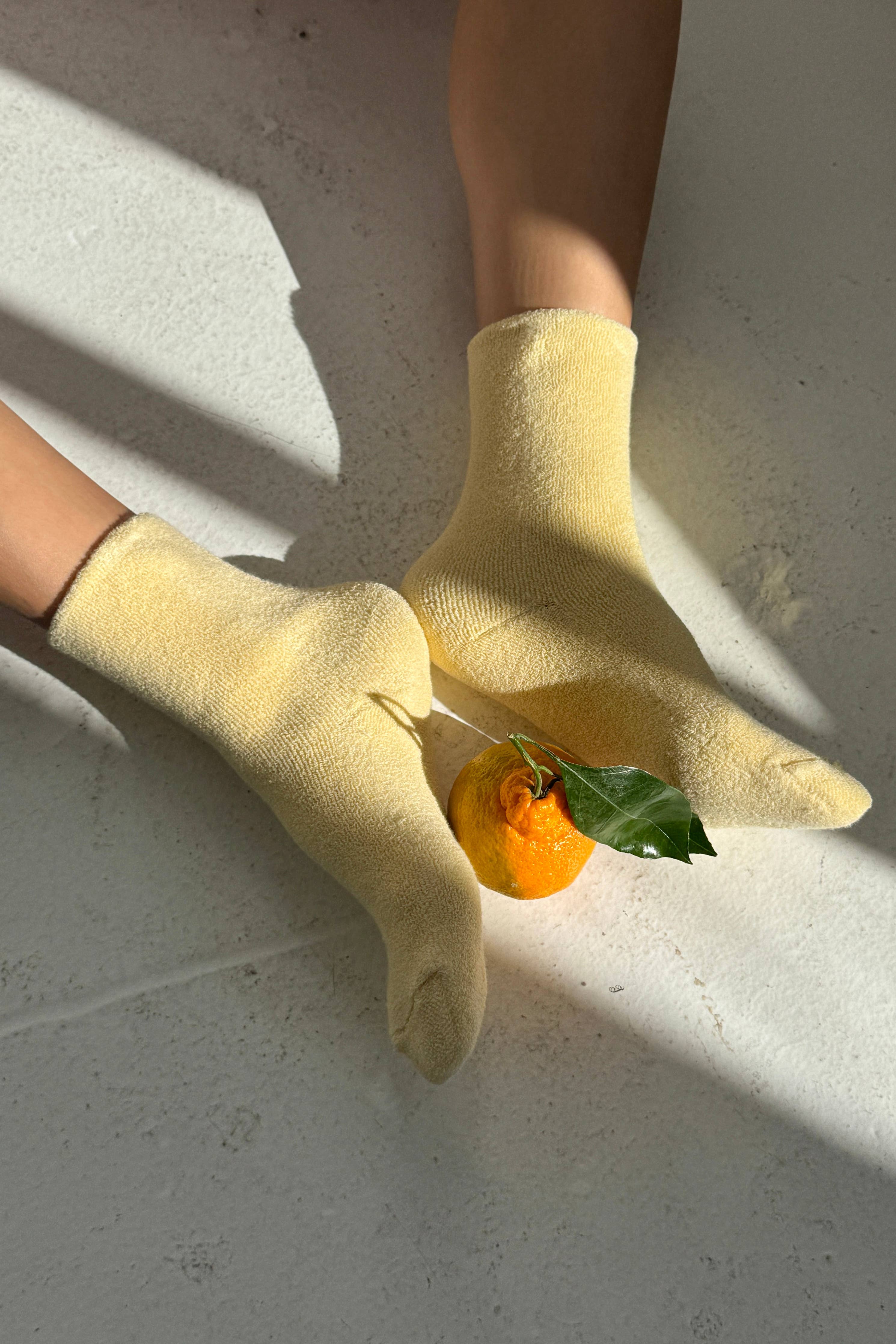 Le Bon Shoppe Cloud Socks - Lemon Water