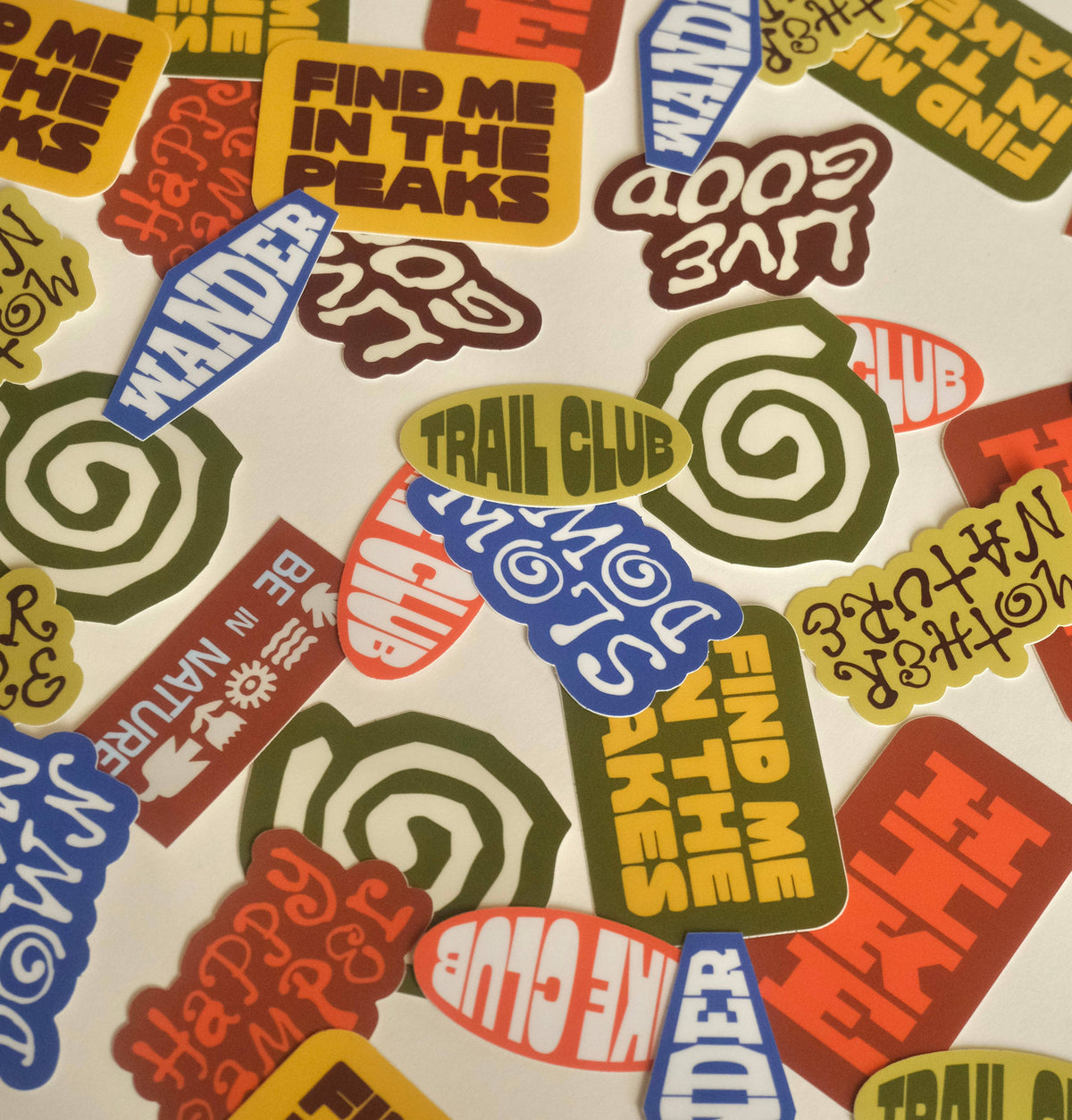 HAPPY CAMPER WATERPROOF VINYL STICKER