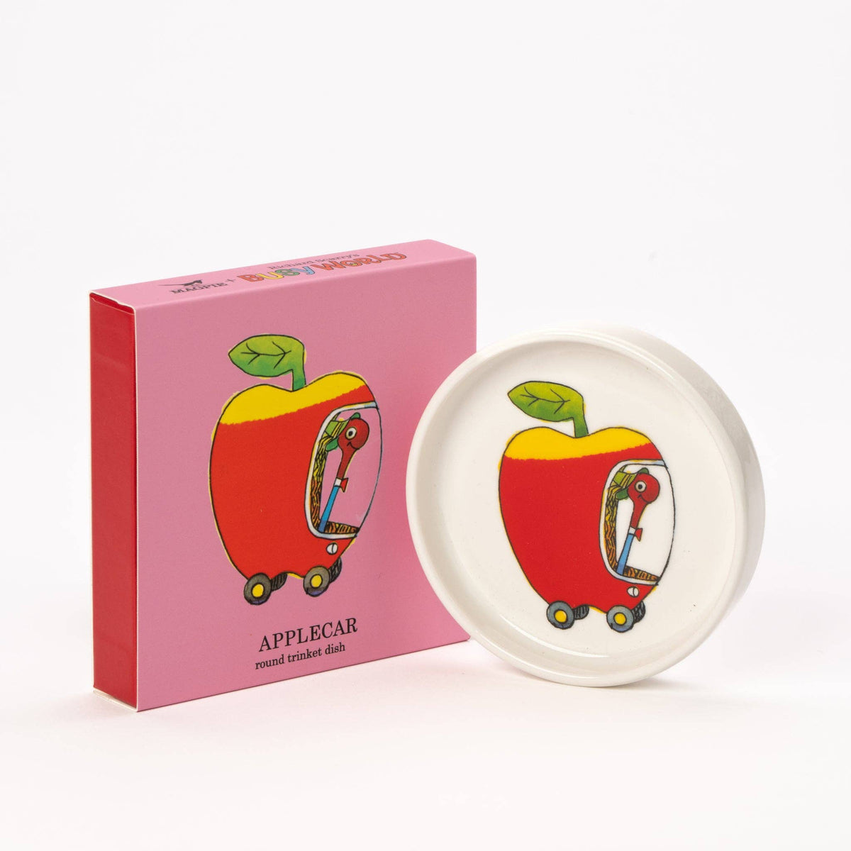 Magpie x Richard Scarry Applecar Round Trinket Dish