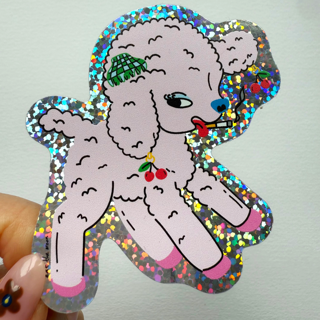 Little Lamb Vinyl Sticker