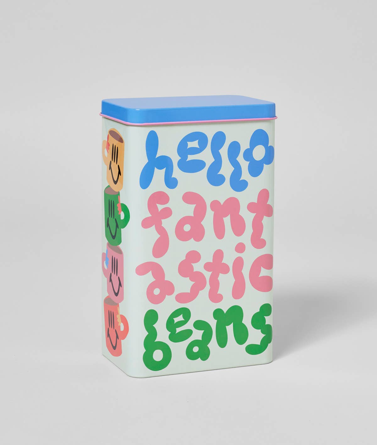 Happy Nice Brew Time Kitchen Storage Tin