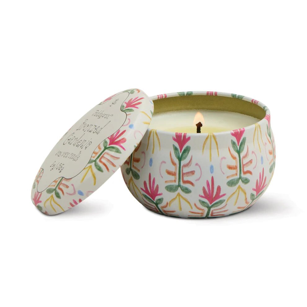 Mini Tin Candle - Bronzed Gardenia candle  candle