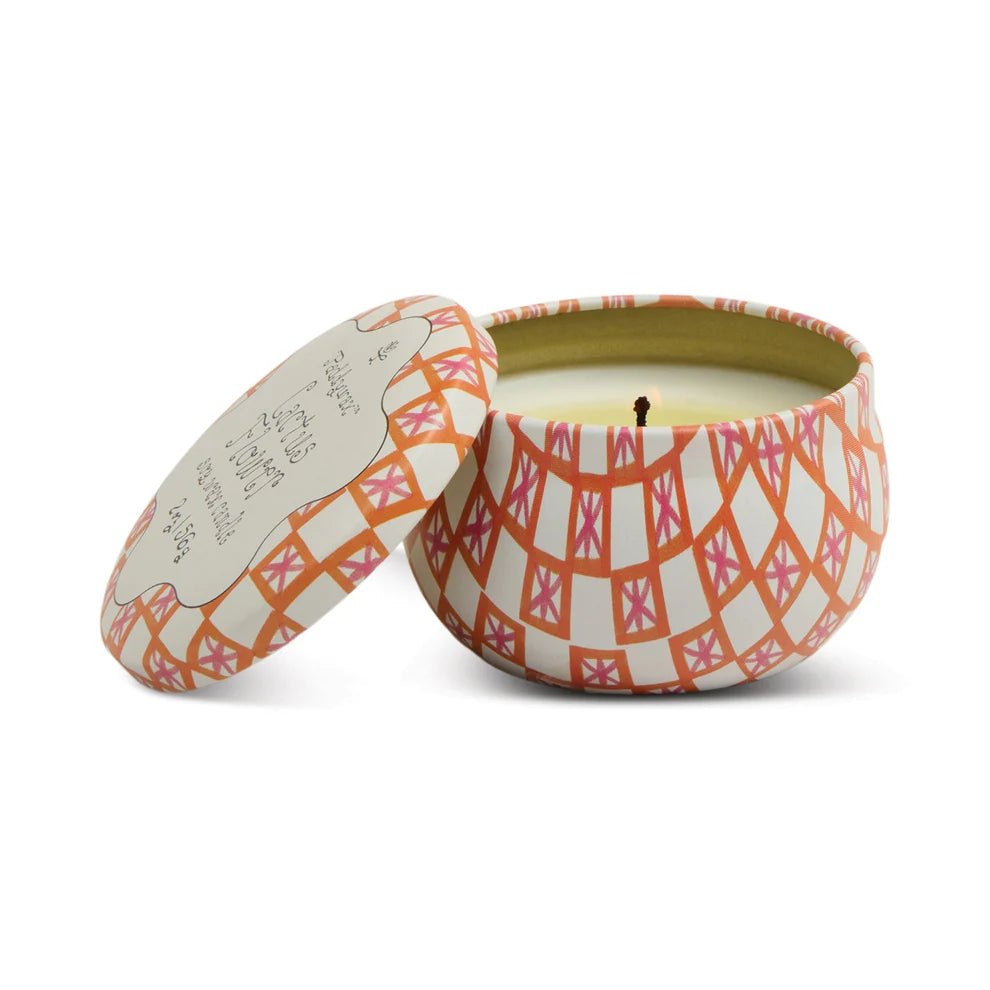 Mini Tin Candle - Cactus Flower candle  candle