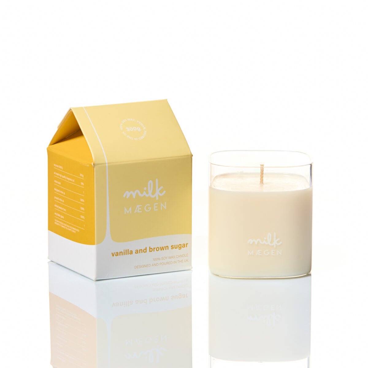 Vanilla & Brown Sugar Candle - candle MÆGEN Modern Love Store Glasgow