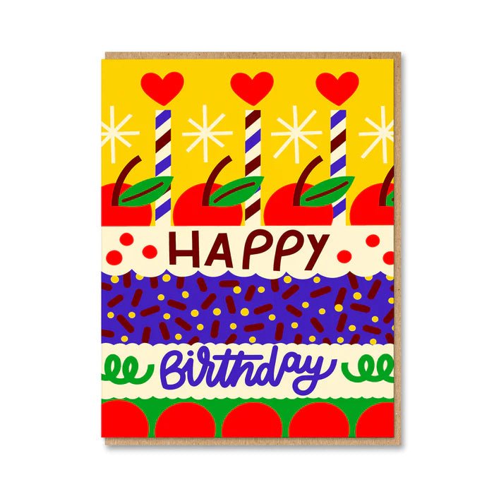 Fruit Cake Birthday Card birthday - card  Card
