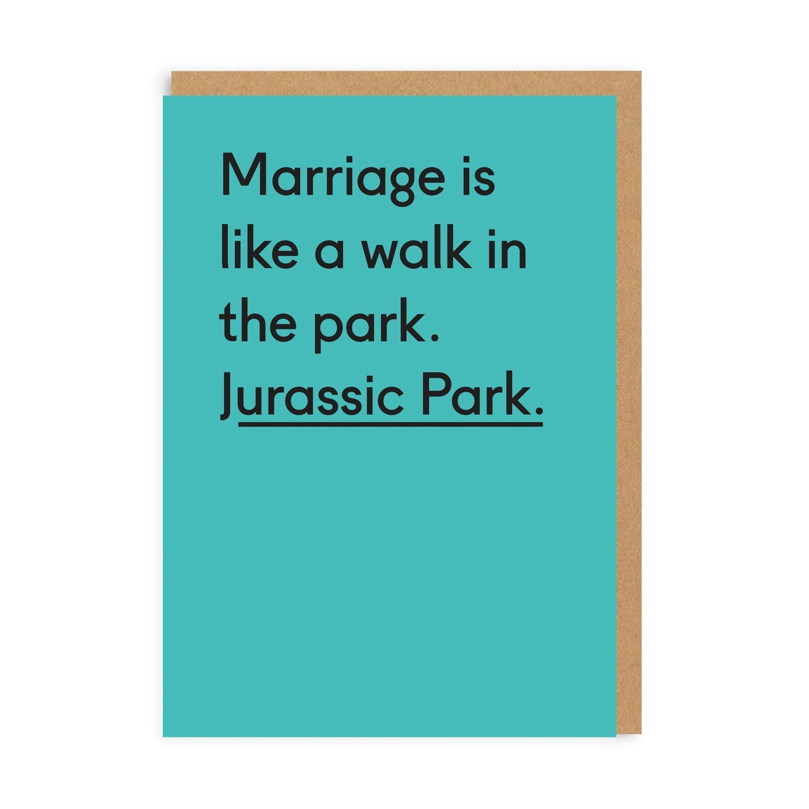 Jurassic Park Greeting Card (3362) - Card Ohh Deer UK + EU Modern Love Store Glasgow