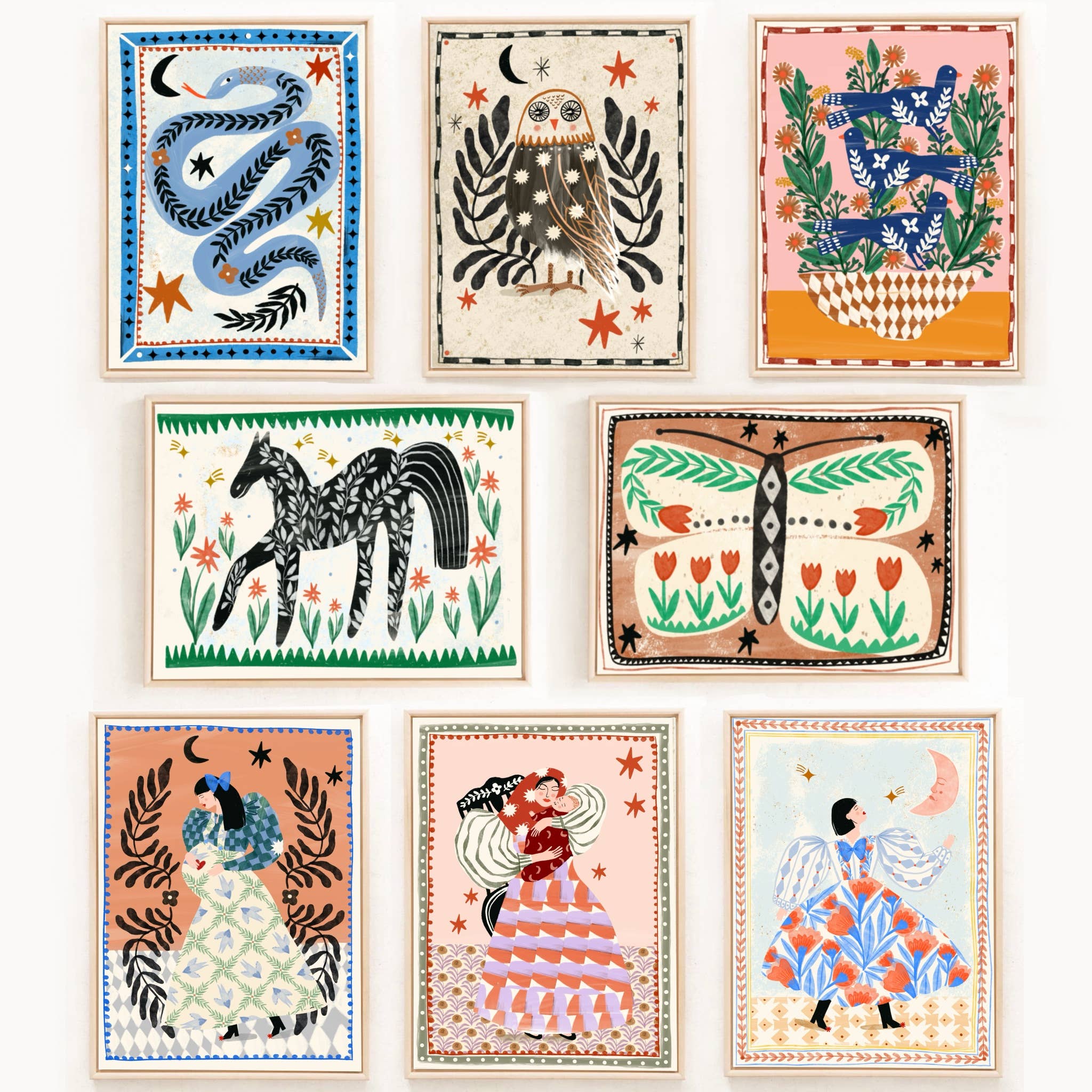 Folk Horse: Medium - Carole Hillman Modern Love Store Glasgow