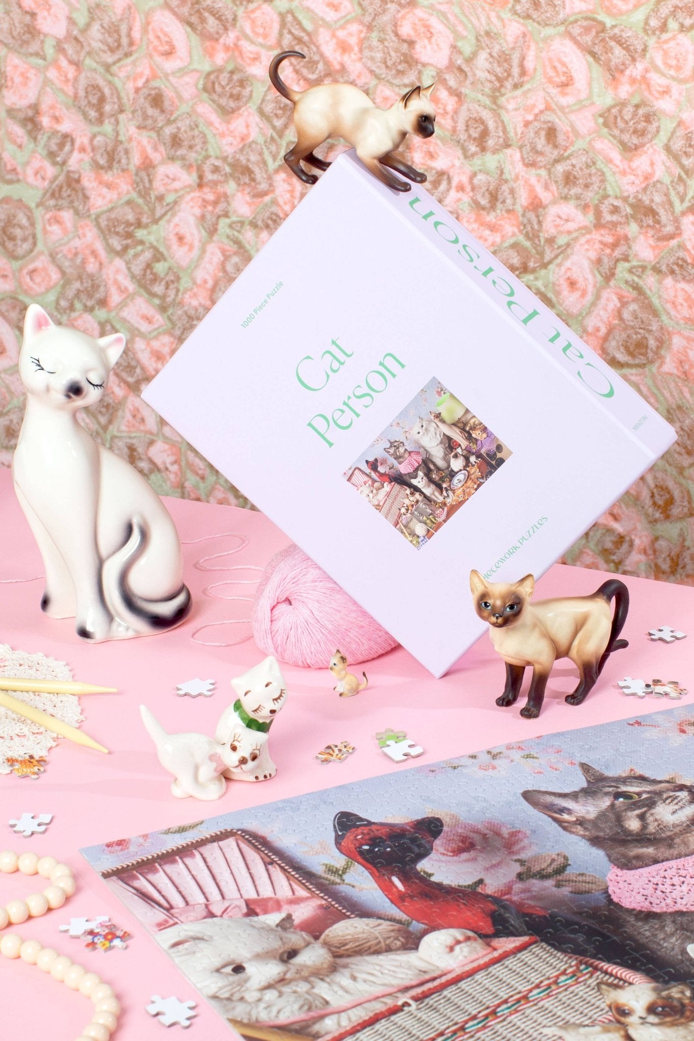 Cat Person 1000 Piece Puzzle - Piecework Puzzles Modern Love Store Glasgow