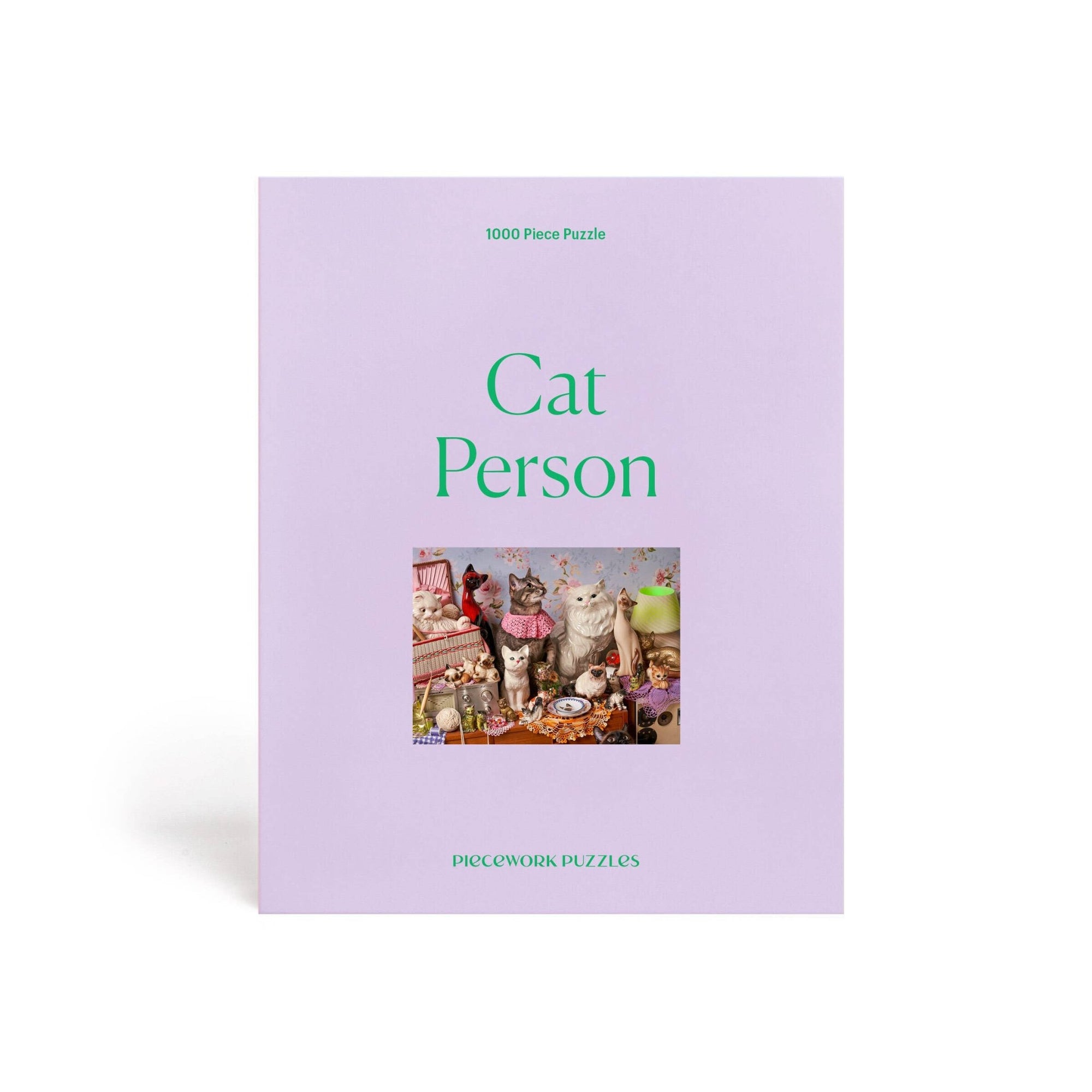 Cat Person 1000 Piece Puzzle - Piecework Puzzles Modern Love Store Glasgow