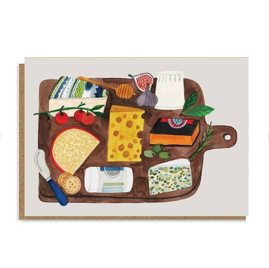 CHEESEBOARD card - Daria Solak Illustrations Modern Love Store Glasgow
