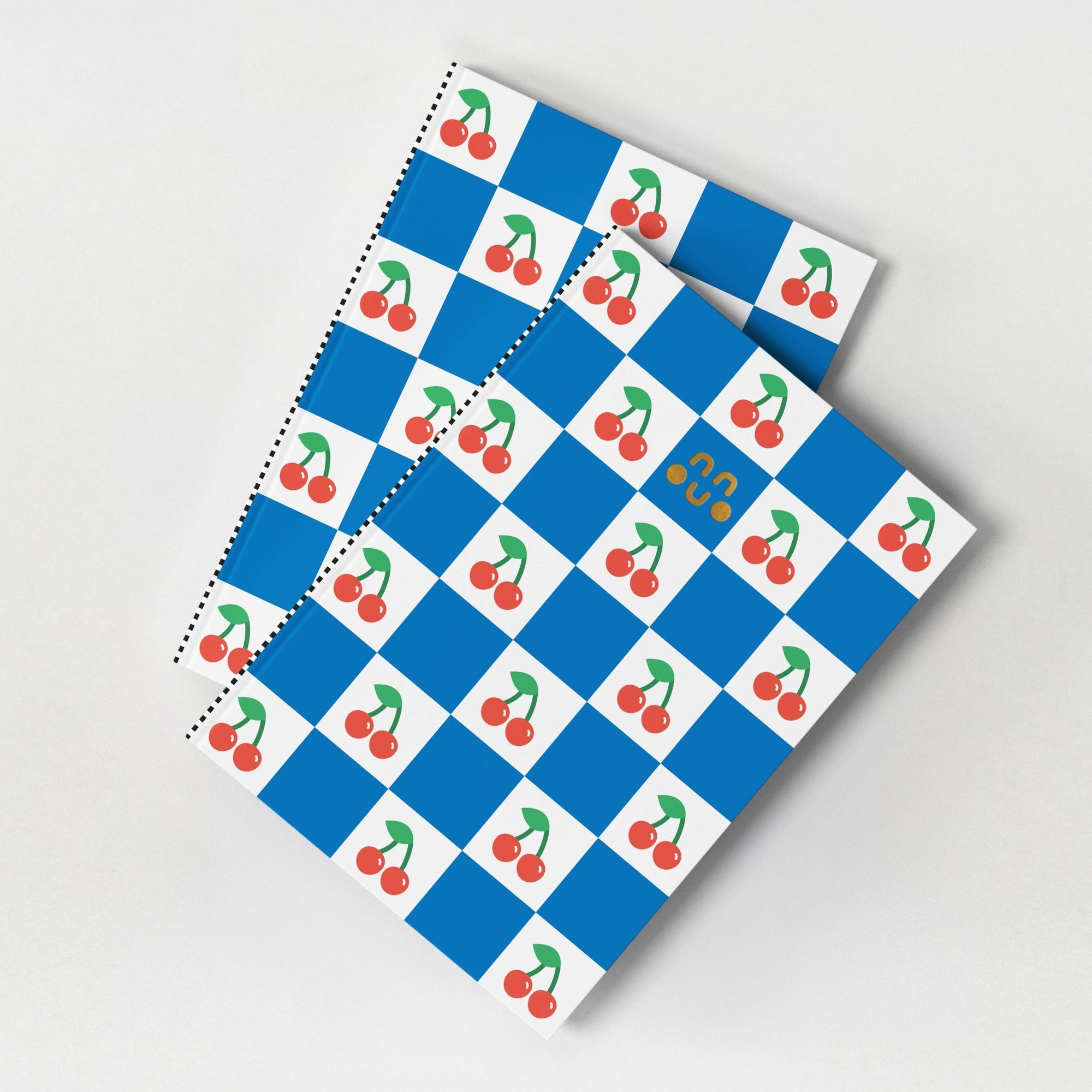 Cherry Lined Notebook | Cute Stationery | Premium Journal - Studio Boketto Modern Love Store Glasgow