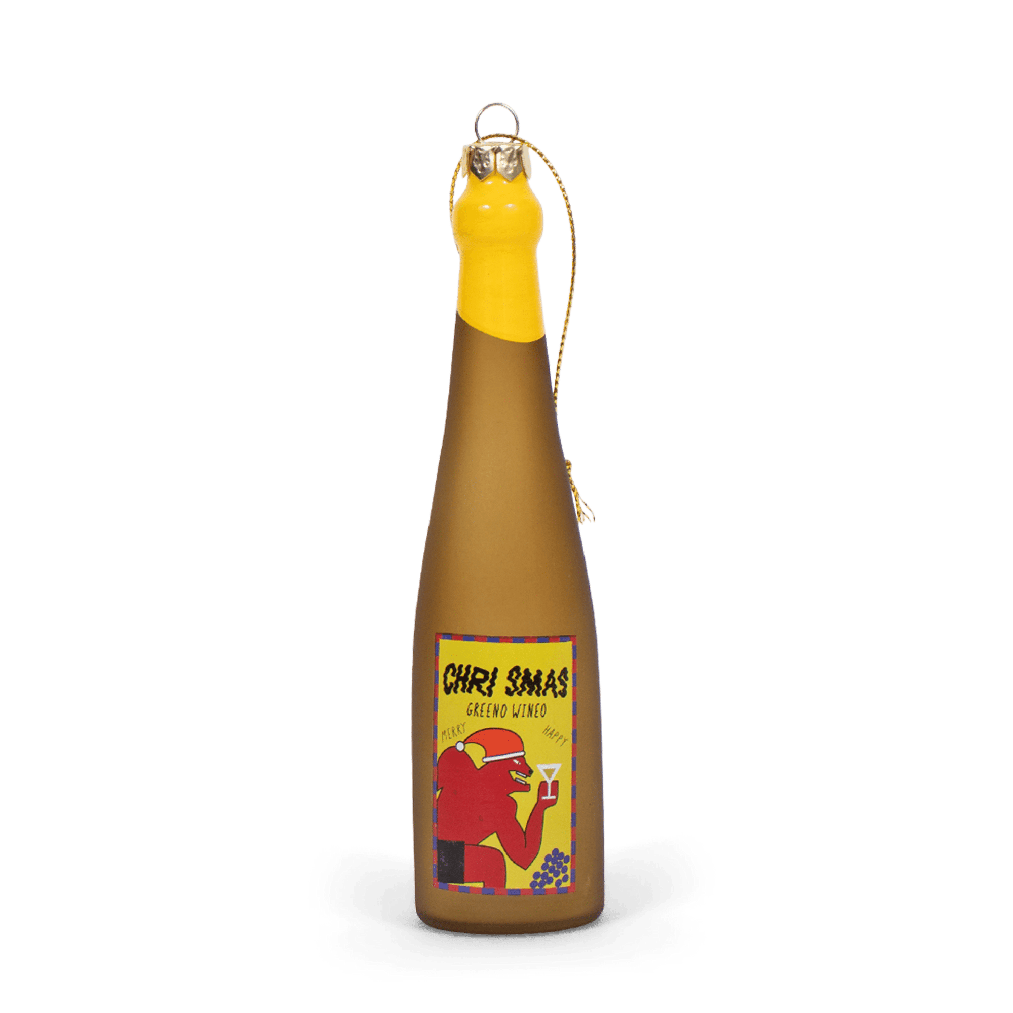 Chris - Mas Wine Christmas Bauble - studio THIE Modern Love Store Glasgow