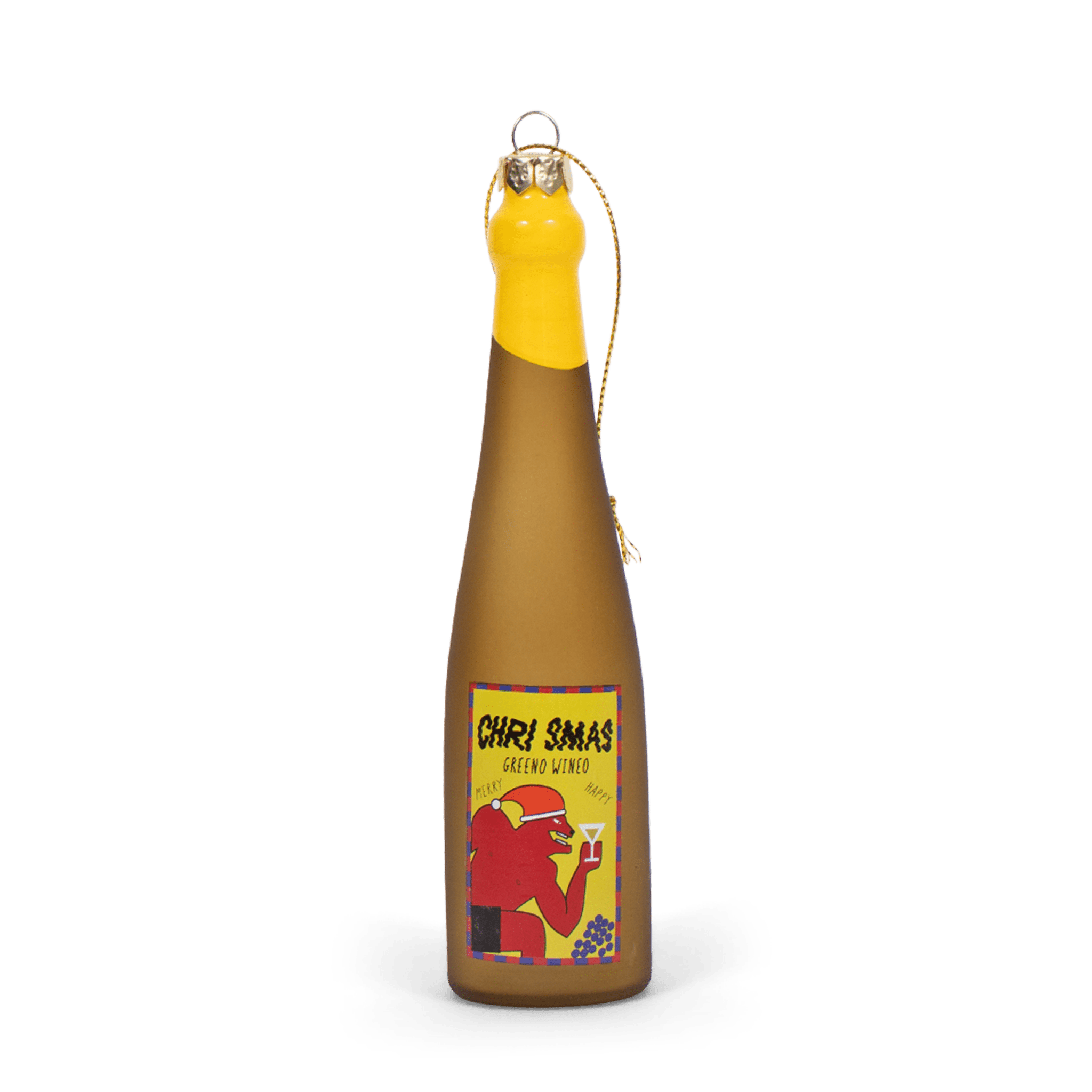 Chris - Mas Wine Christmas Bauble - studio THIE Modern Love Store Glasgow