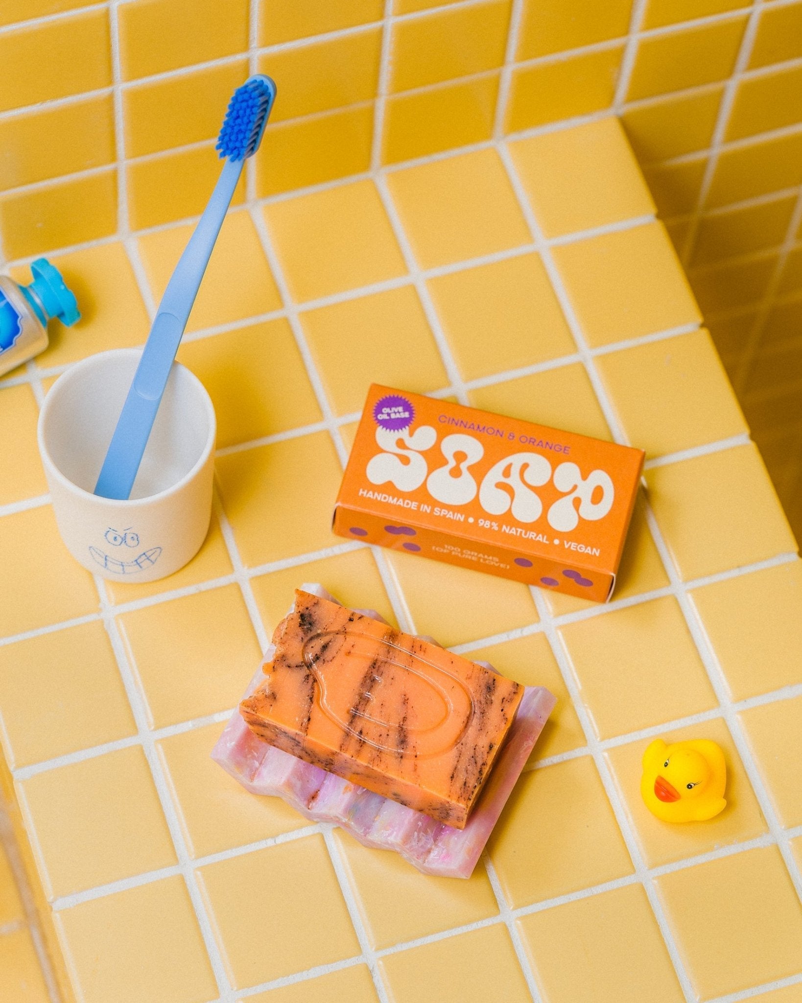 Cinnamon & Orange Soap - soap Tarta Gelatina Modern Love Store Glasgow