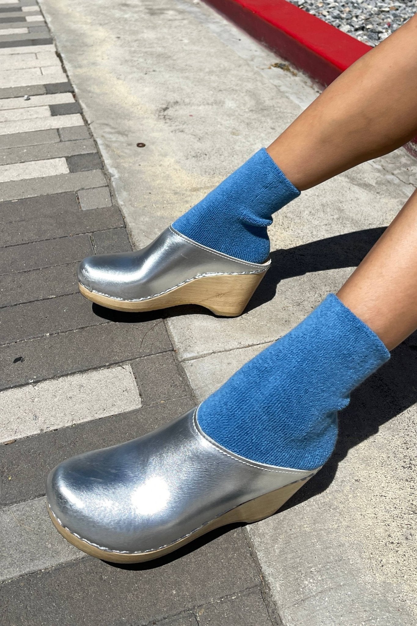 Cloud Socks: Bijou Blue - Le Bon Shoppe Modern Love Store Glasgow