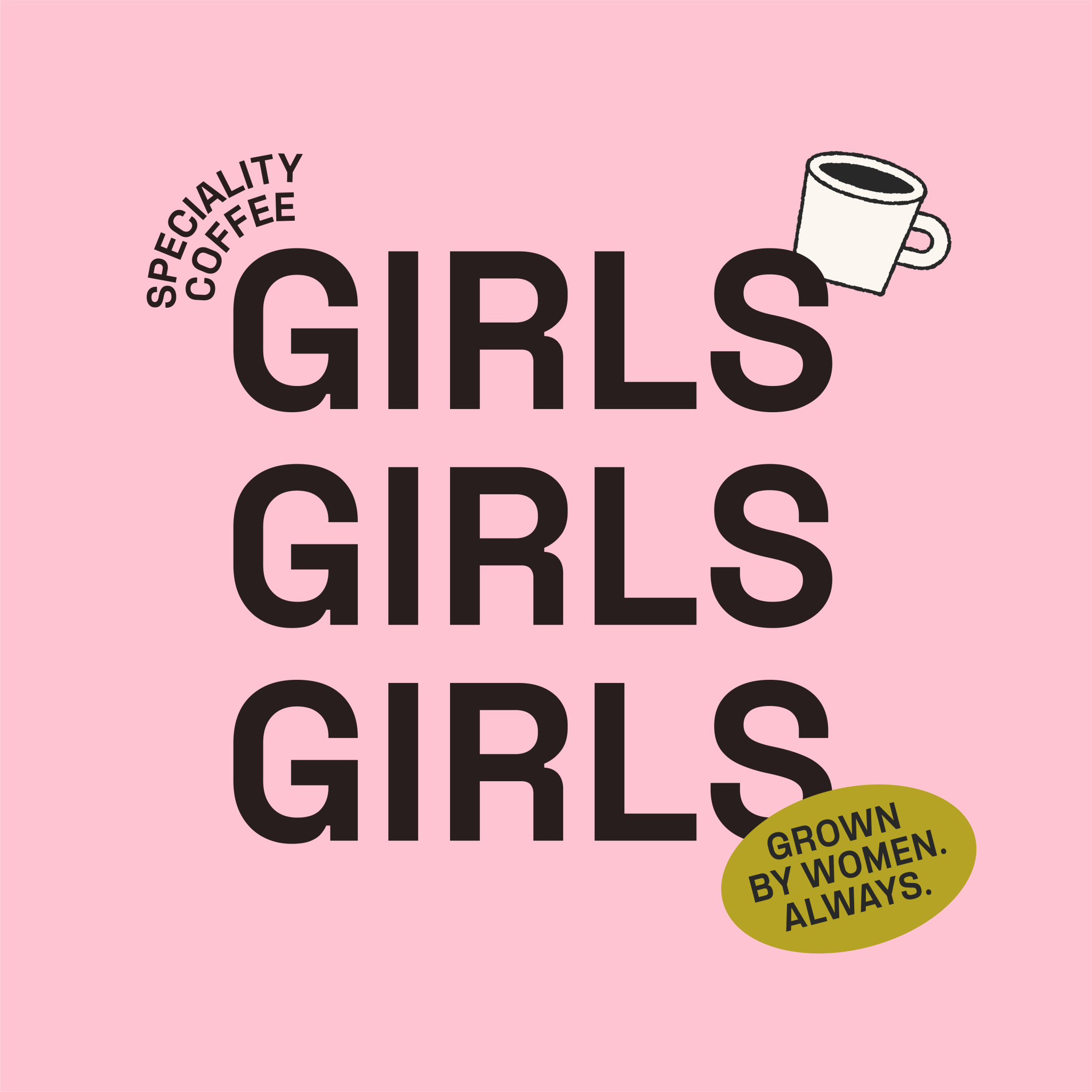 Coffee beans, One Eye Open Half Caff, blended washed coffee.: French Press / 250g - Girls Who Grind Coffee Modern Love Store Glasgow