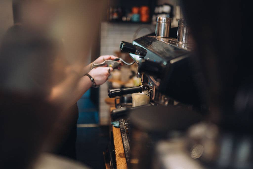 Coffee beans, One Eye Open Half Caff, blended washed coffee.: Wholebean / 250g - Girls Who Grind Coffee Modern Love Store Glasgow