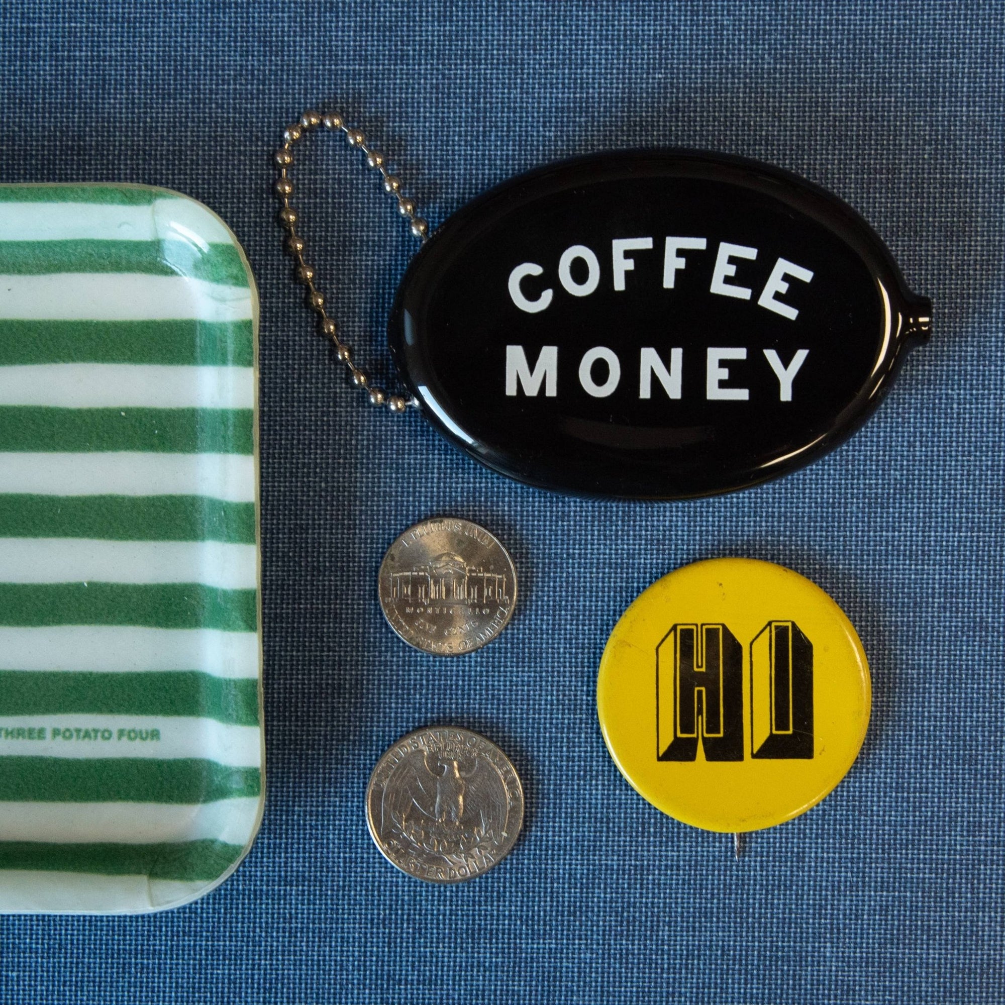 Coin Pouch - Coffee Money - Three Potato Four Modern Love Store Glasgow
