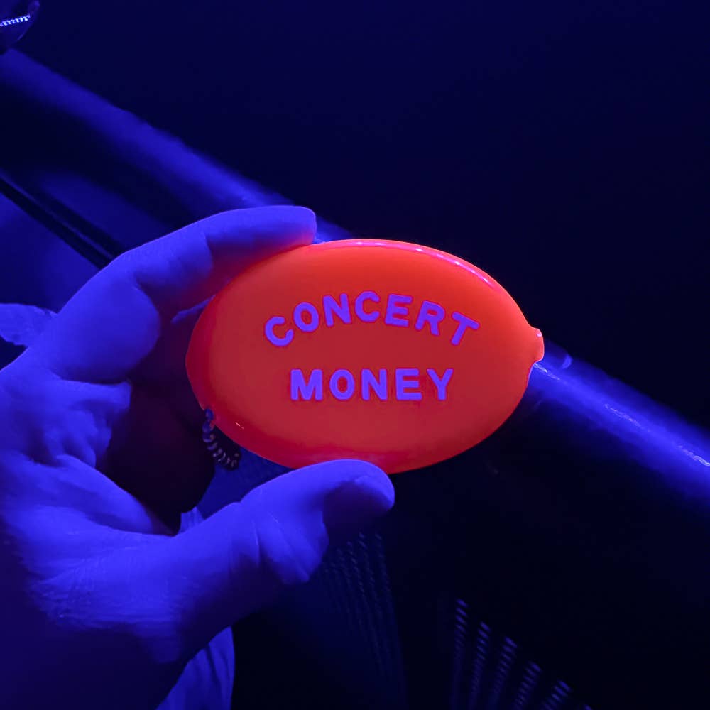 Coin Pouch - Concert Money (Neon) - Three Potato Four Modern Love Store Glasgow