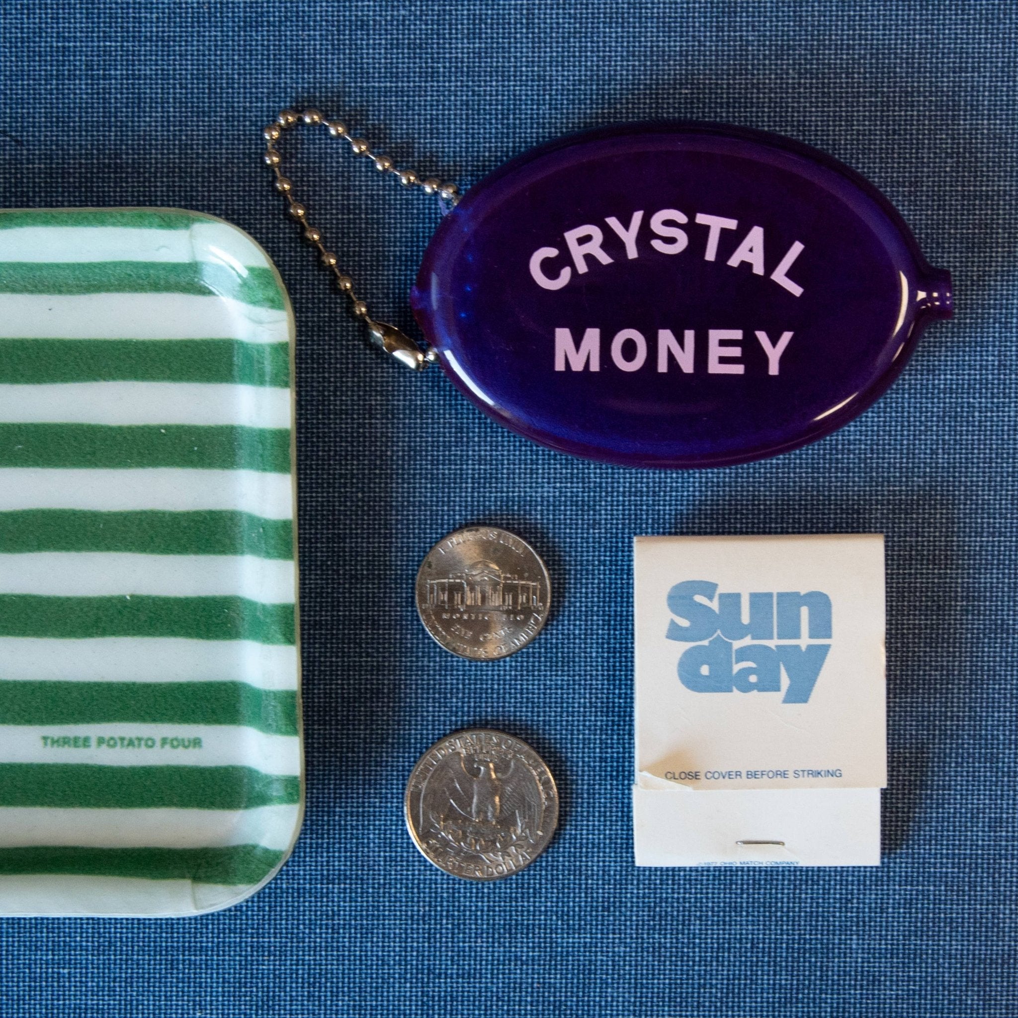Coin Pouch - Crystal Money - Three Potato Four Modern Love Store Glasgow
