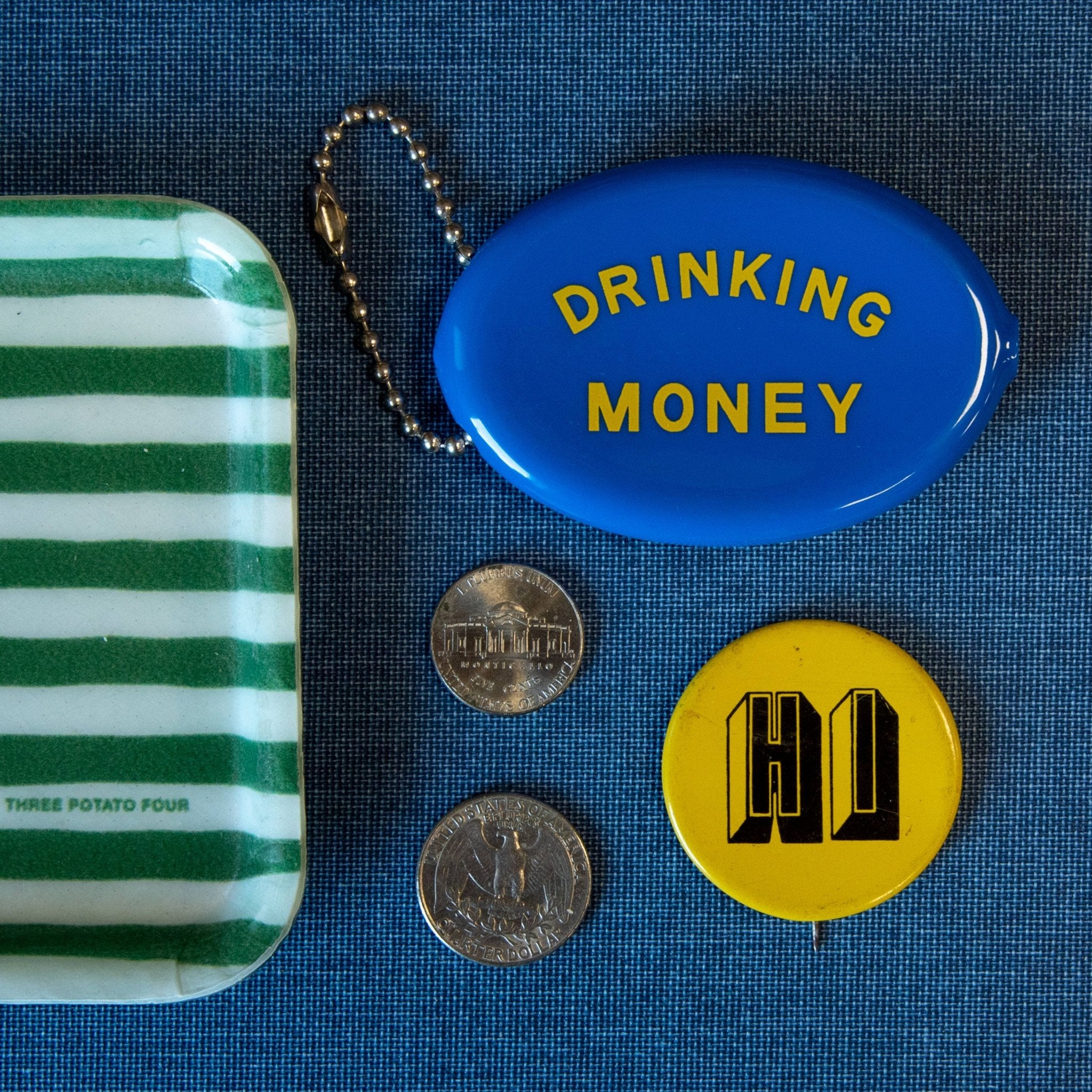 Coin Pouch - Drinking Money - Three Potato Four Modern Love Store Glasgow