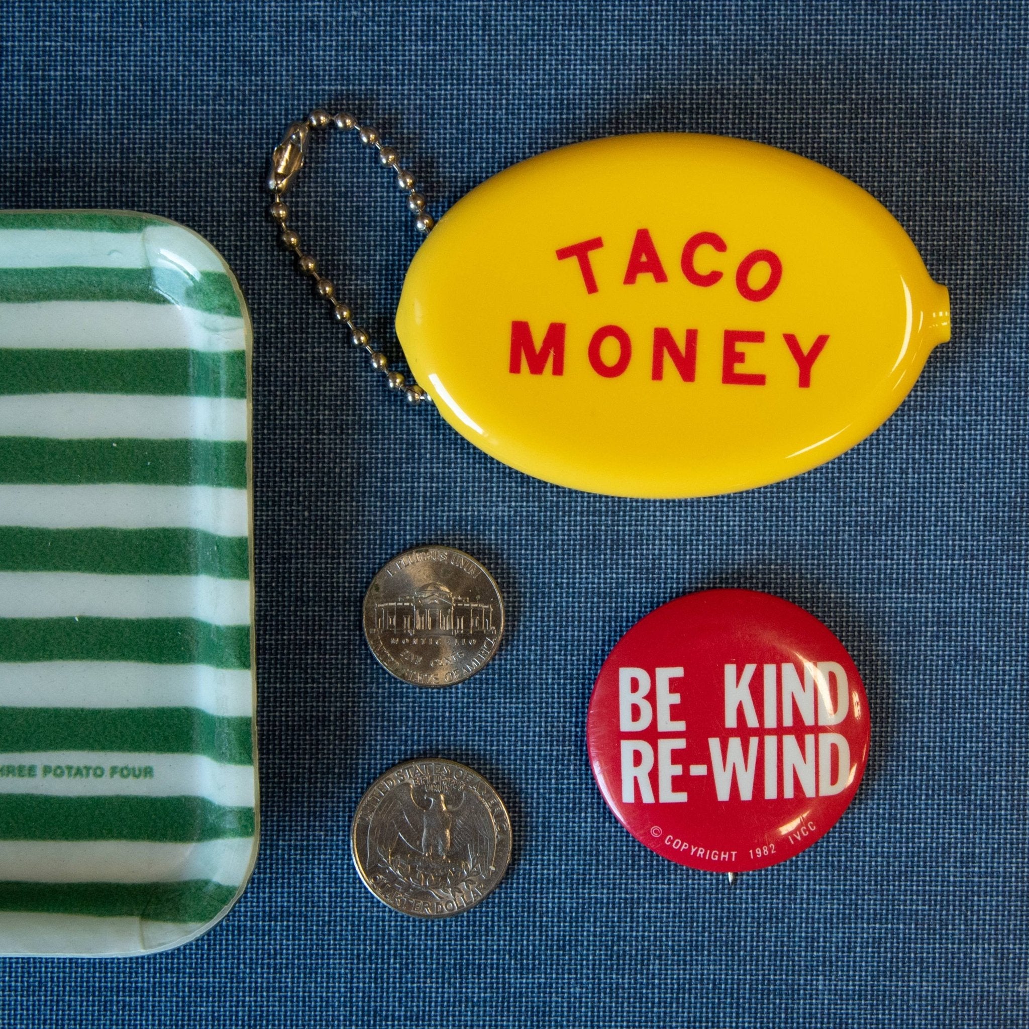 Coin Pouch - Taco Money - Three Potato Four Modern Love Store Glasgow