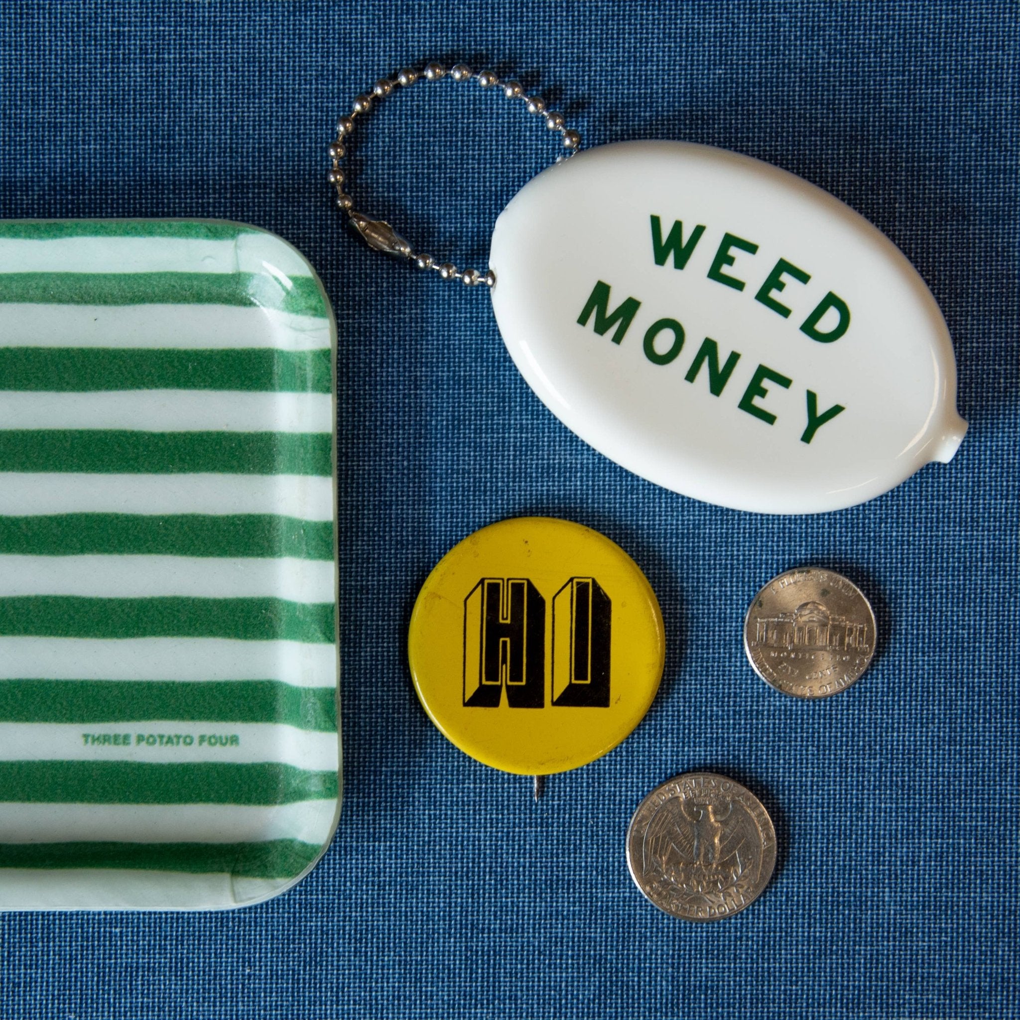 Coin Pouch - Weed Money - Three Potato Four Modern Love Store Glasgow