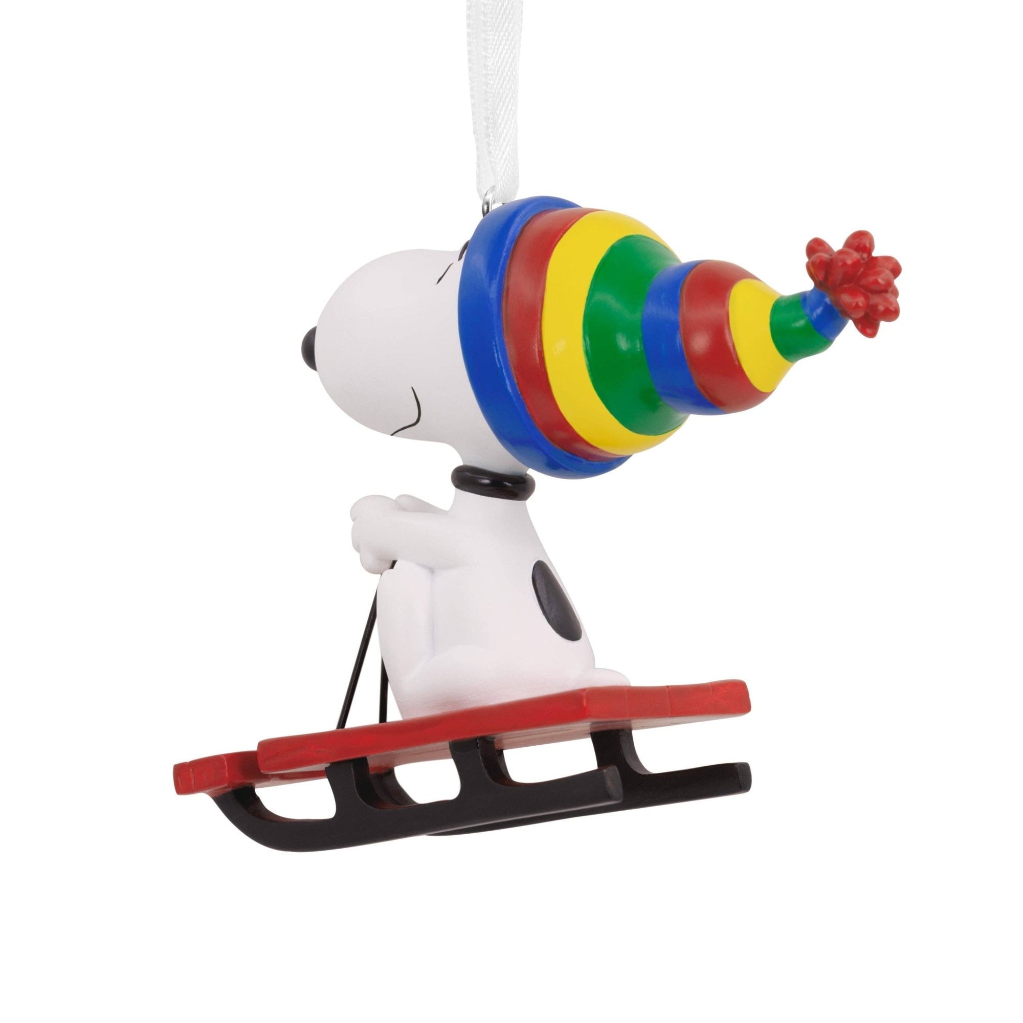 Collectable Peanuts™ - Snoopy On Sled Ornament - Hallmark Modern Love Store Glasgow