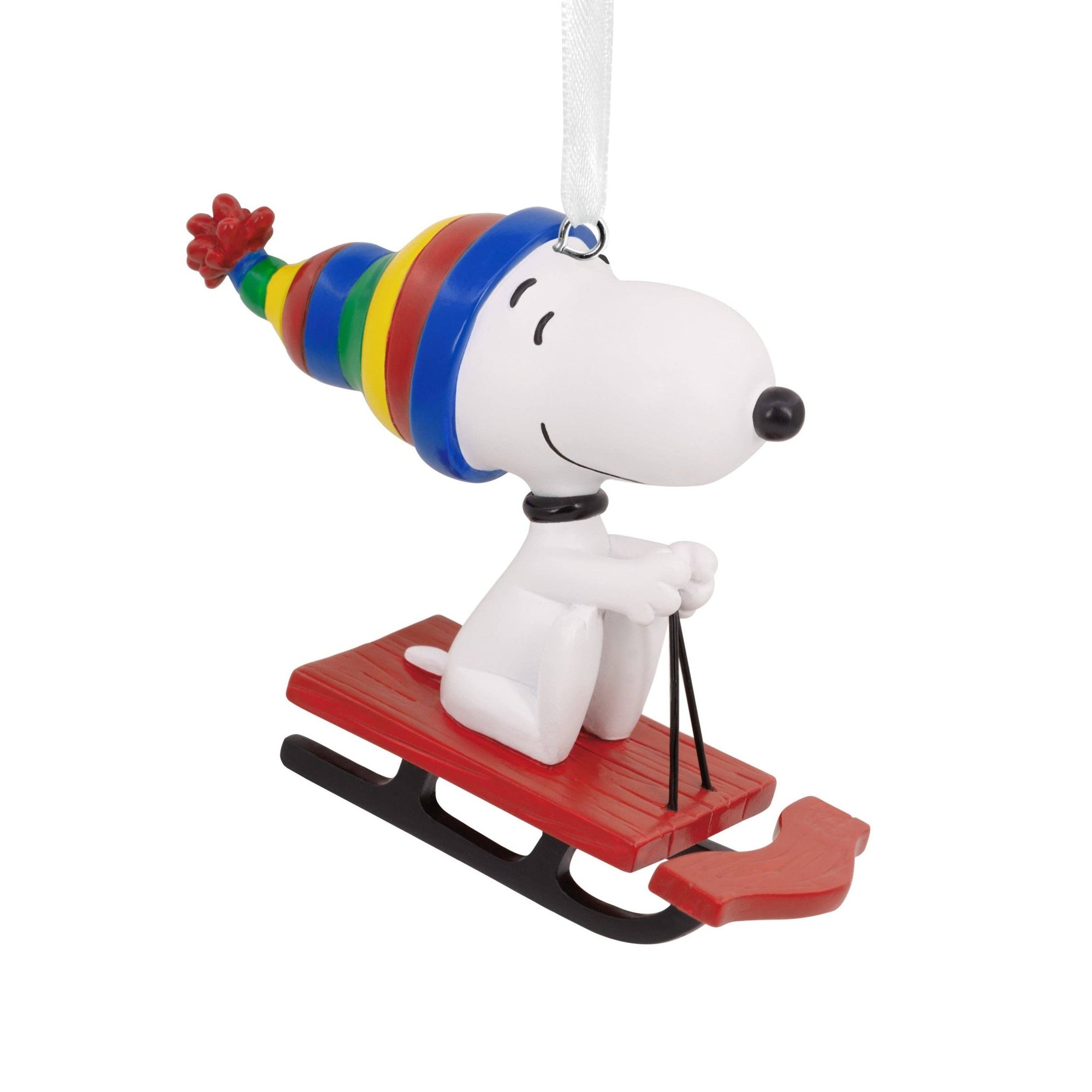 Collectable Peanuts™ - Snoopy On Sled Ornament - Hallmark Modern Love Store Glasgow