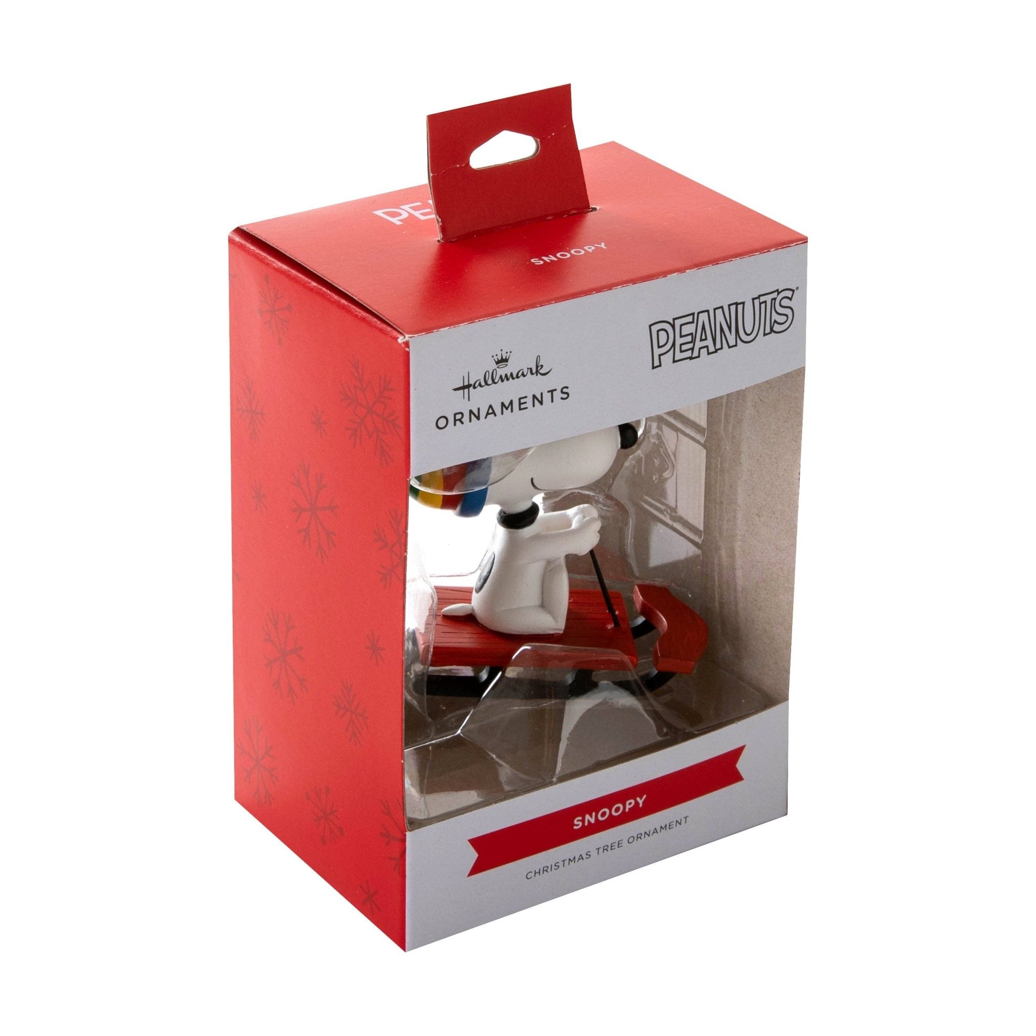 Collectable Peanuts™ - Snoopy On Sled Ornament - Hallmark Modern Love Store Glasgow