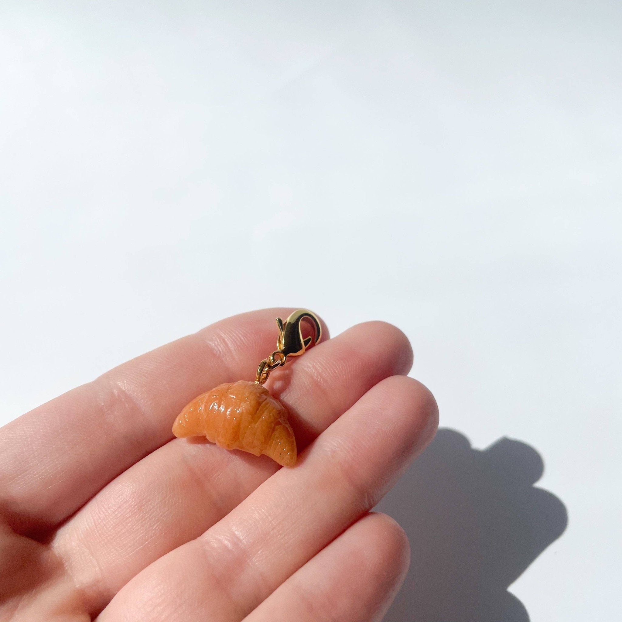 Croissant Bag Charm - Bold Blossom Shop Modern Love Store Glasgow