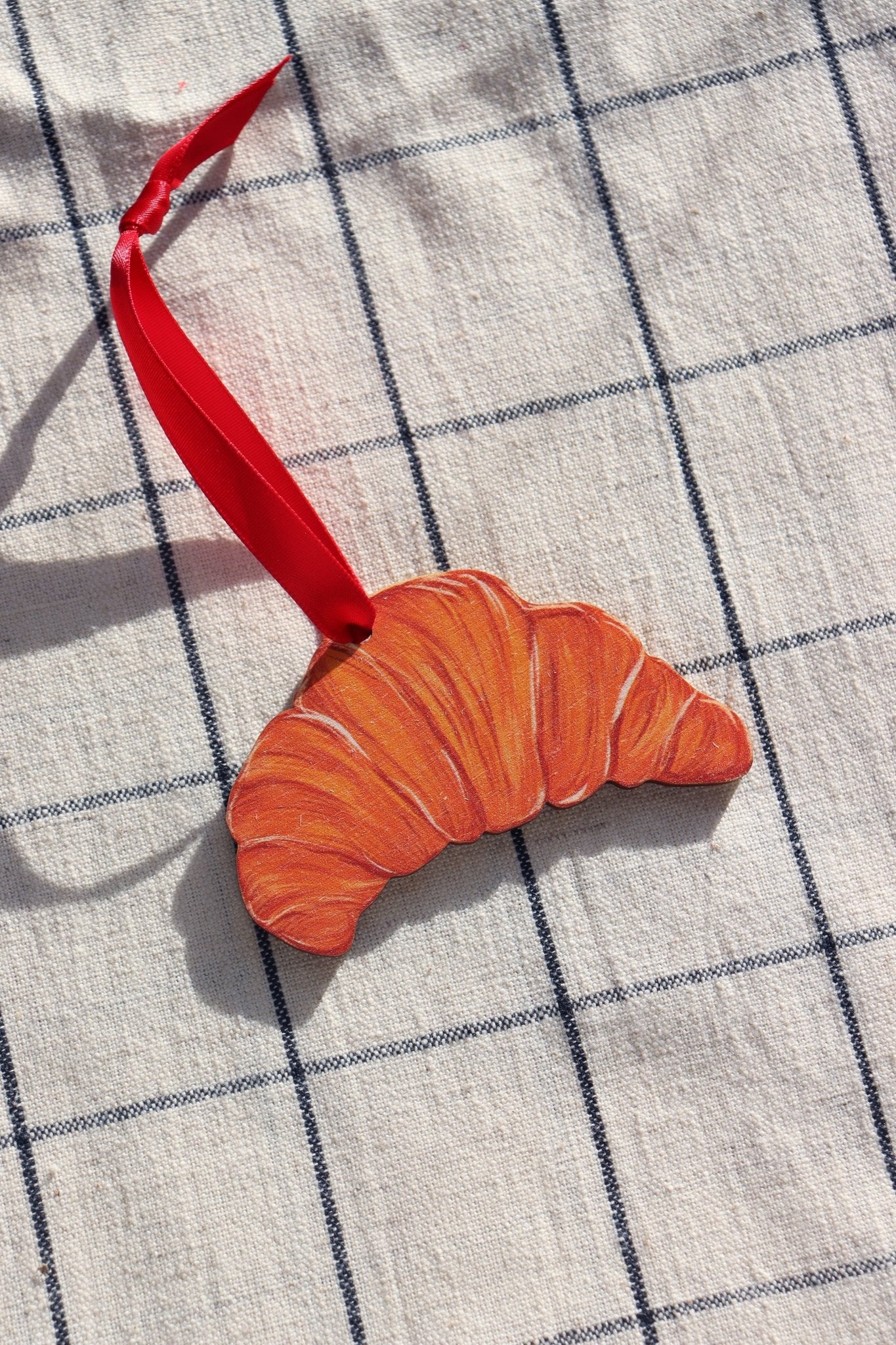 Croissant Christmas Decoration | Baguette Christmas Decoration | Bakery | Pastry | Tree Decor - Neesh Home Modern Love Store Glasgow