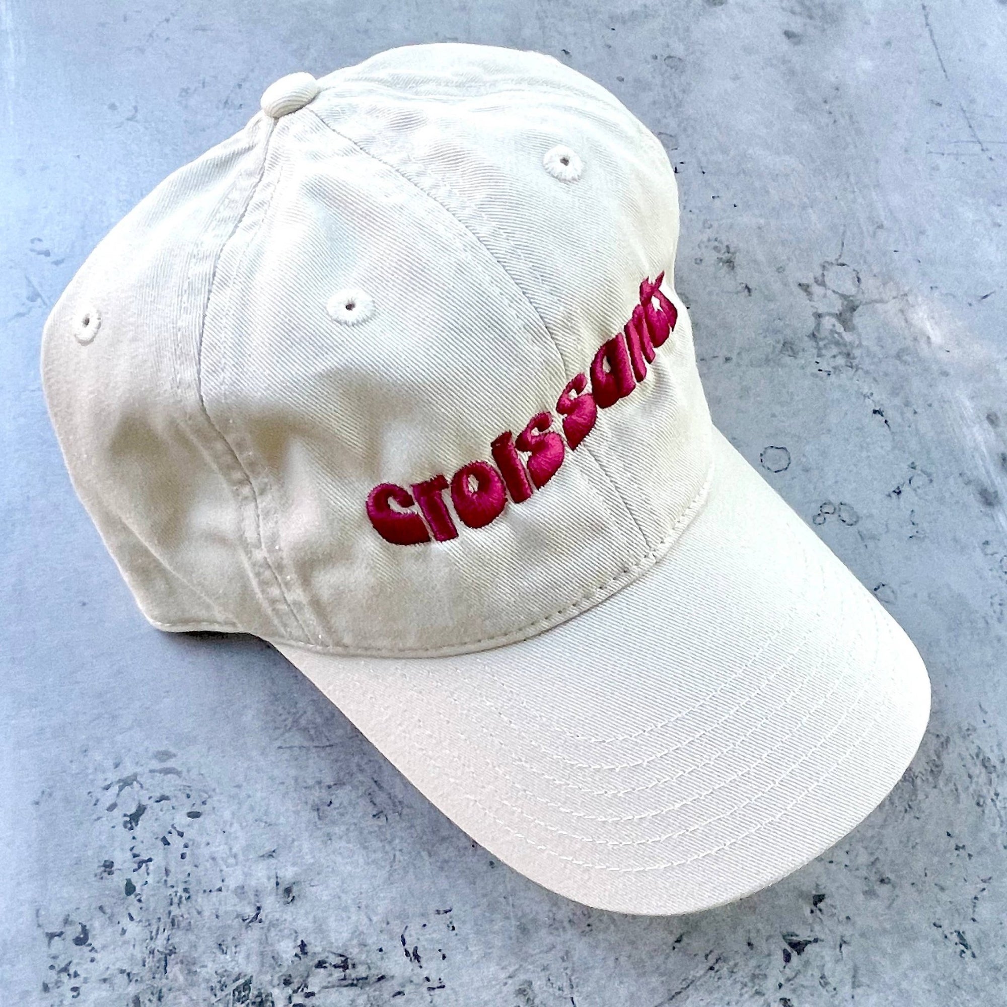 Croissants Baseball Cap - The Silver Spider Modern Love Store Glasgow