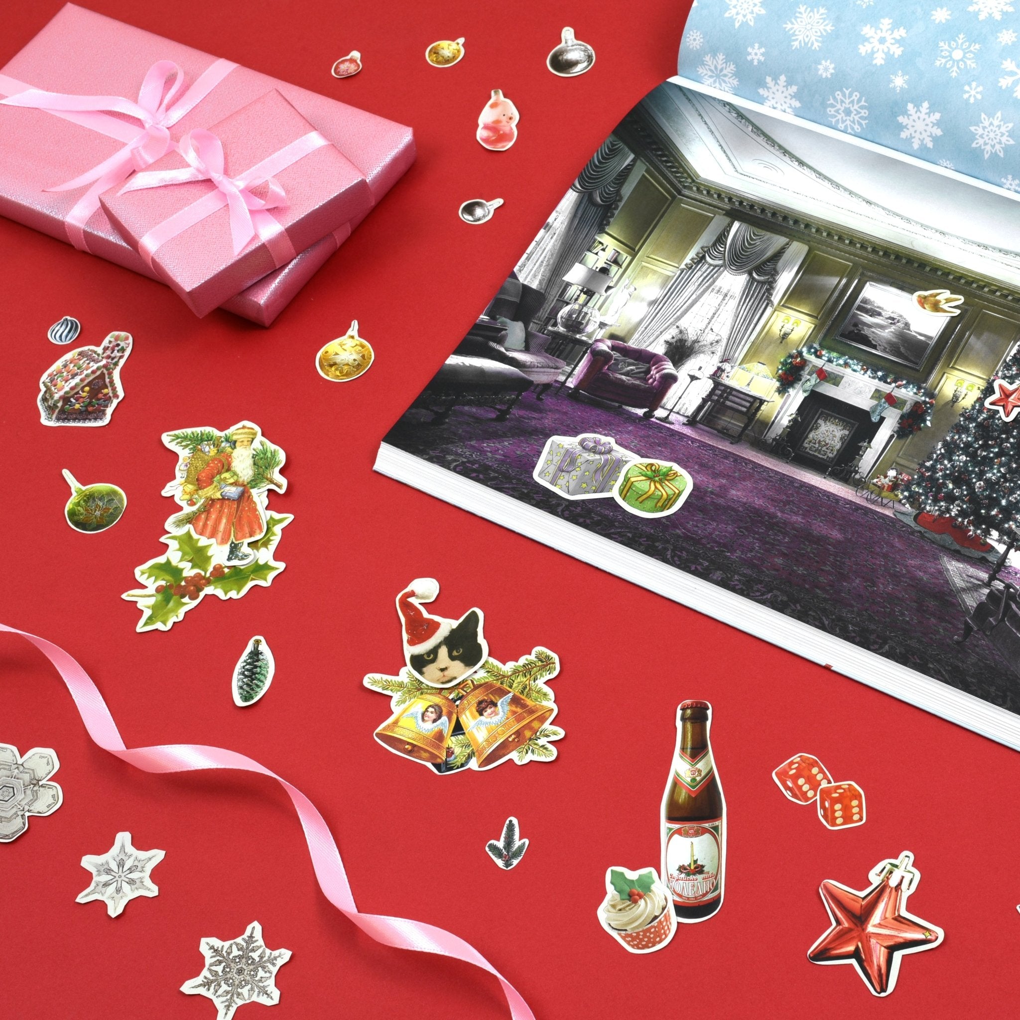 Cut Up This Book - Christmas Collage Kit - Modern Love Store Glasgow Modern Love Store Glasgow