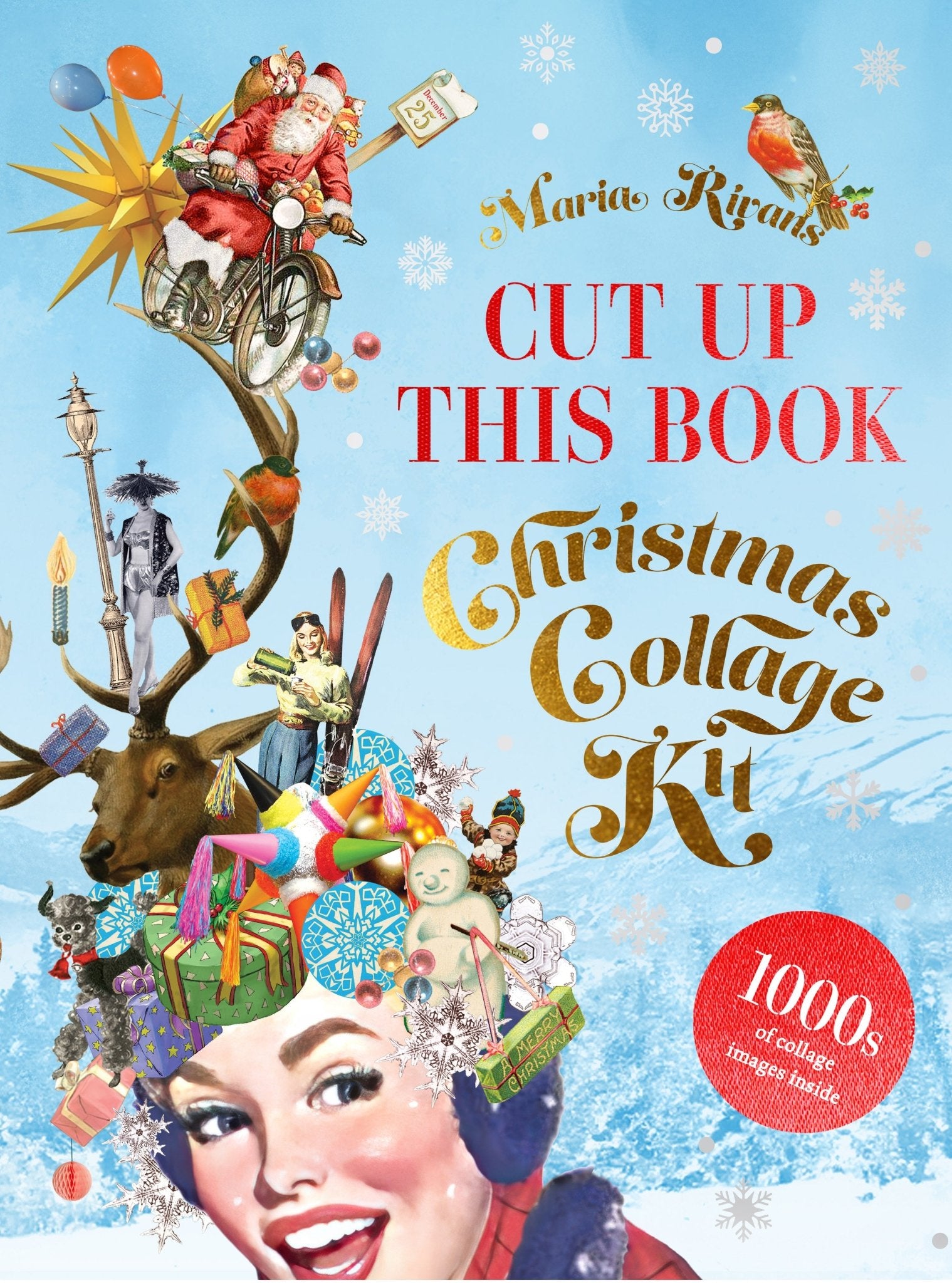 Cut Up This Book - Christmas Collage Kit - Modern Love Store Glasgow Modern Love Store Glasgow
