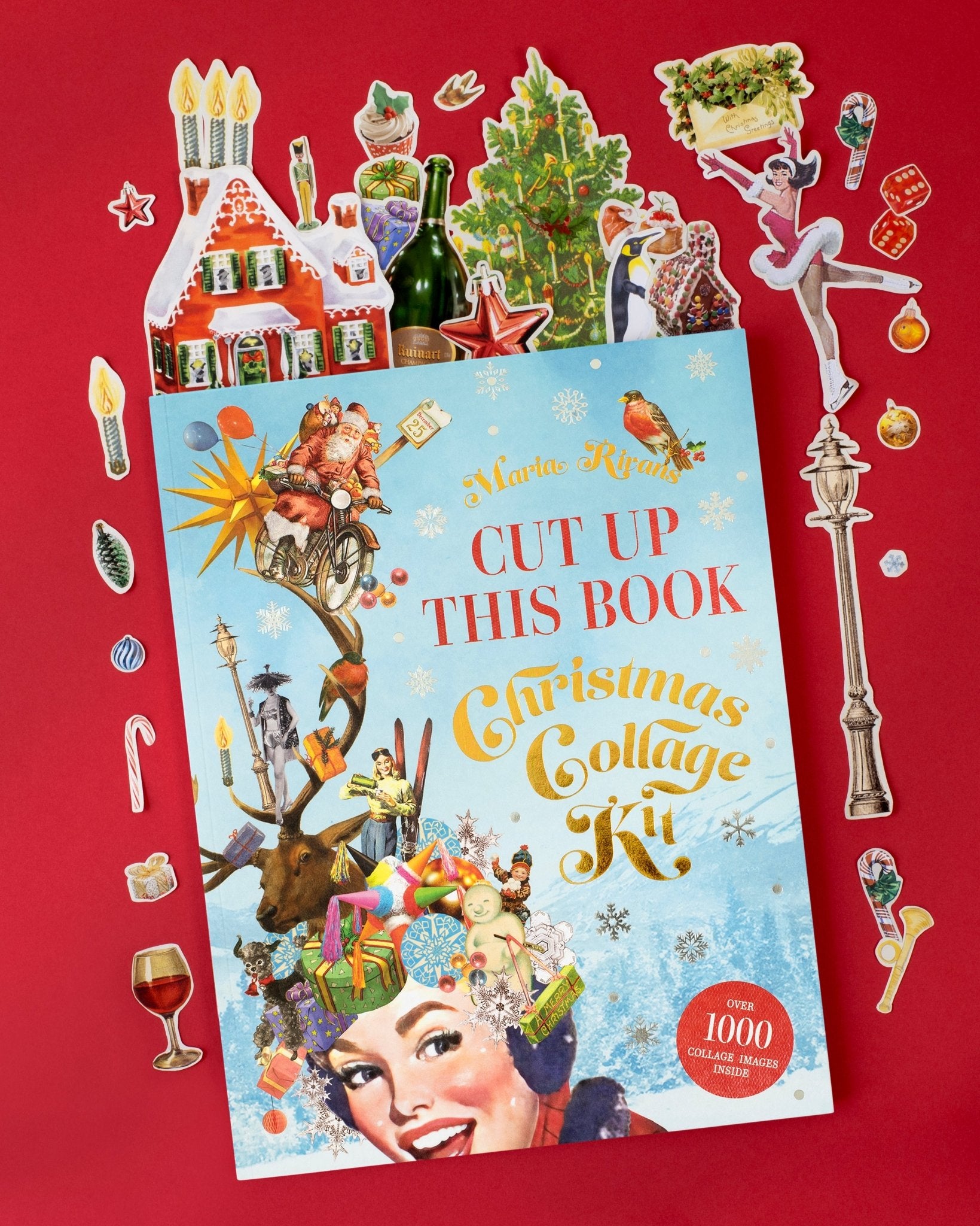 Cut Up This Book - Christmas Collage Kit - Modern Love Store Glasgow Modern Love Store Glasgow
