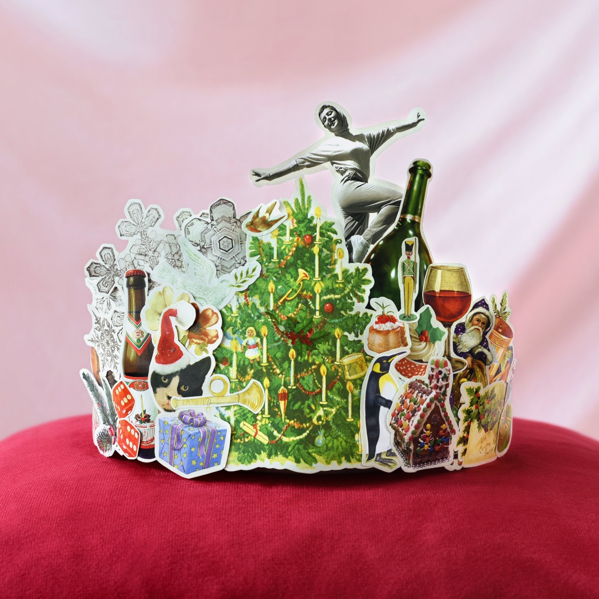 Cut Up This Book - Christmas Collage Kit - Modern Love Store Glasgow Modern Love Store Glasgow